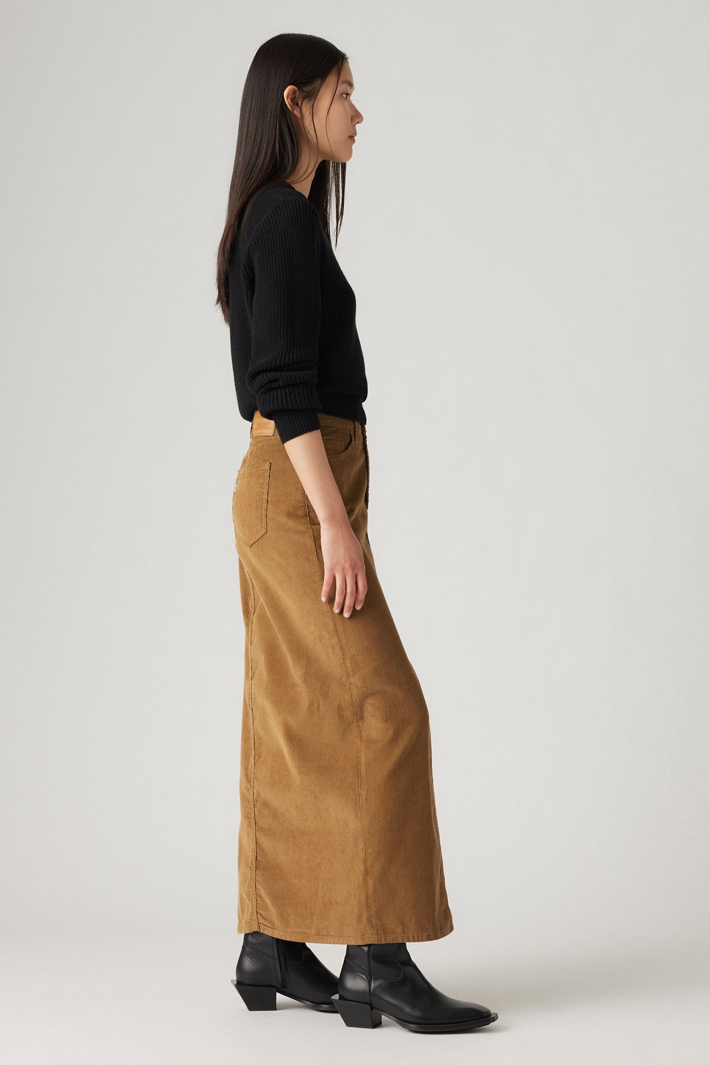 ANKLE COLUMN CORDUROY SKIRT 7