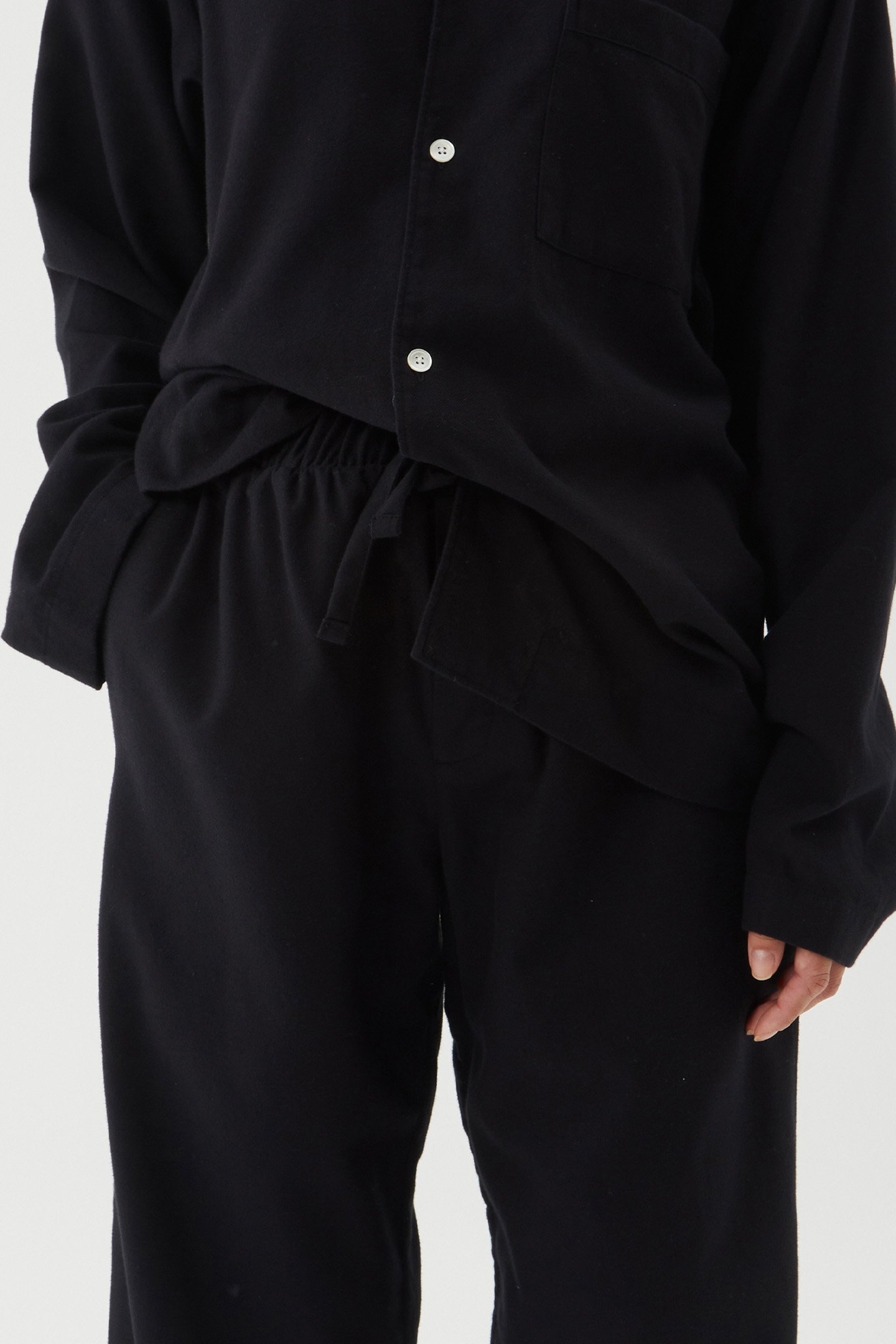 UNISEX FLANNEL, PYJAMAS PANTS LUCID BLACK 2