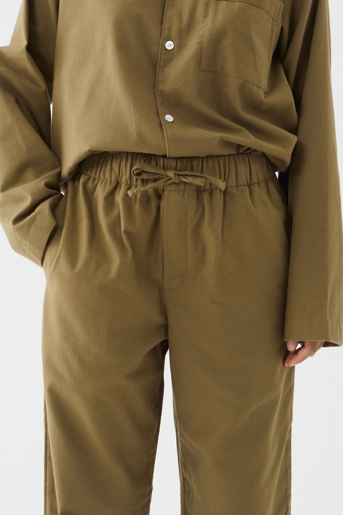 UNISEX FLANNEL, PYJAMAS PANTS MOSS 1