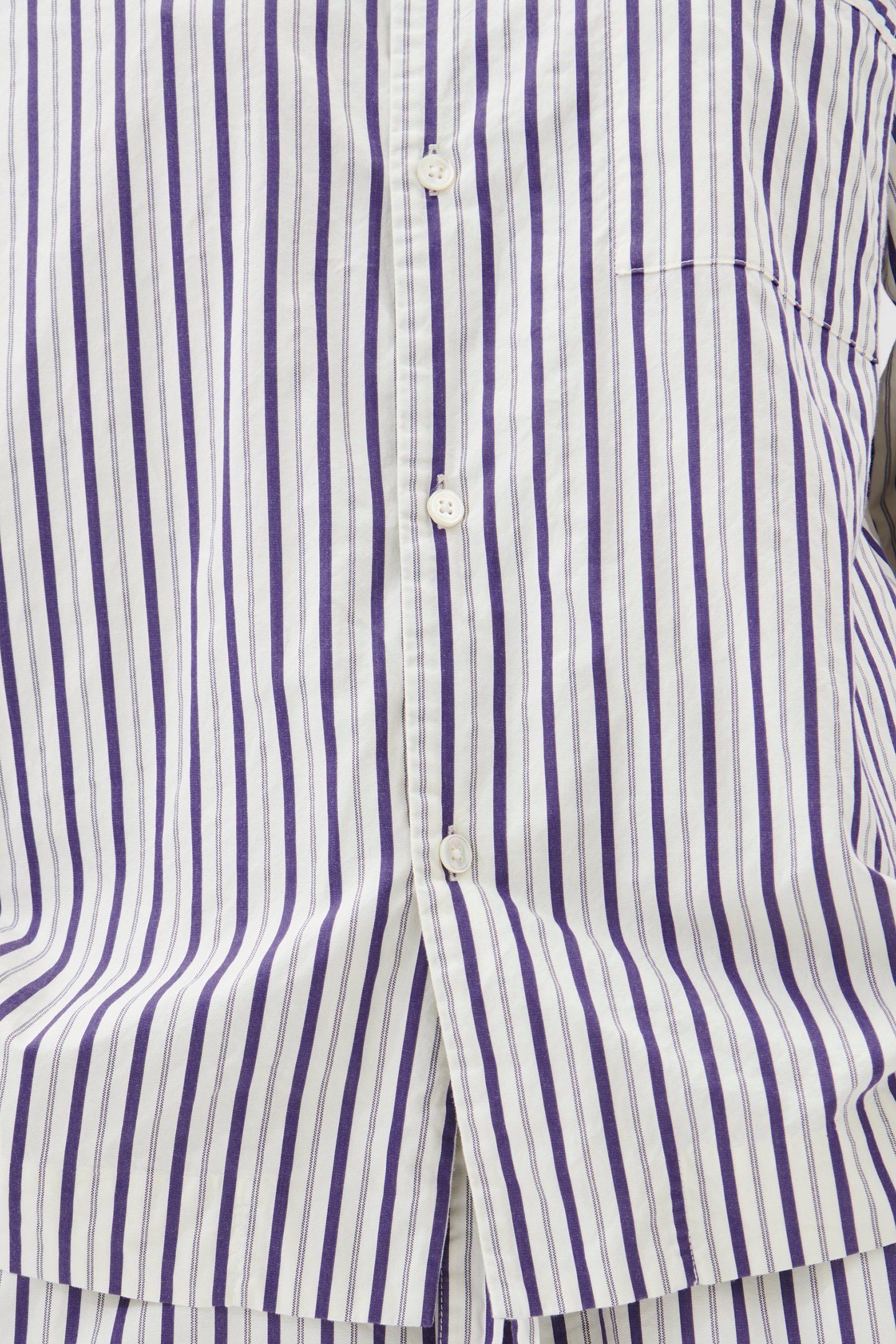 UNISEX POPLIN, PYJAMAS SHIRT LIDO STRIPES 1