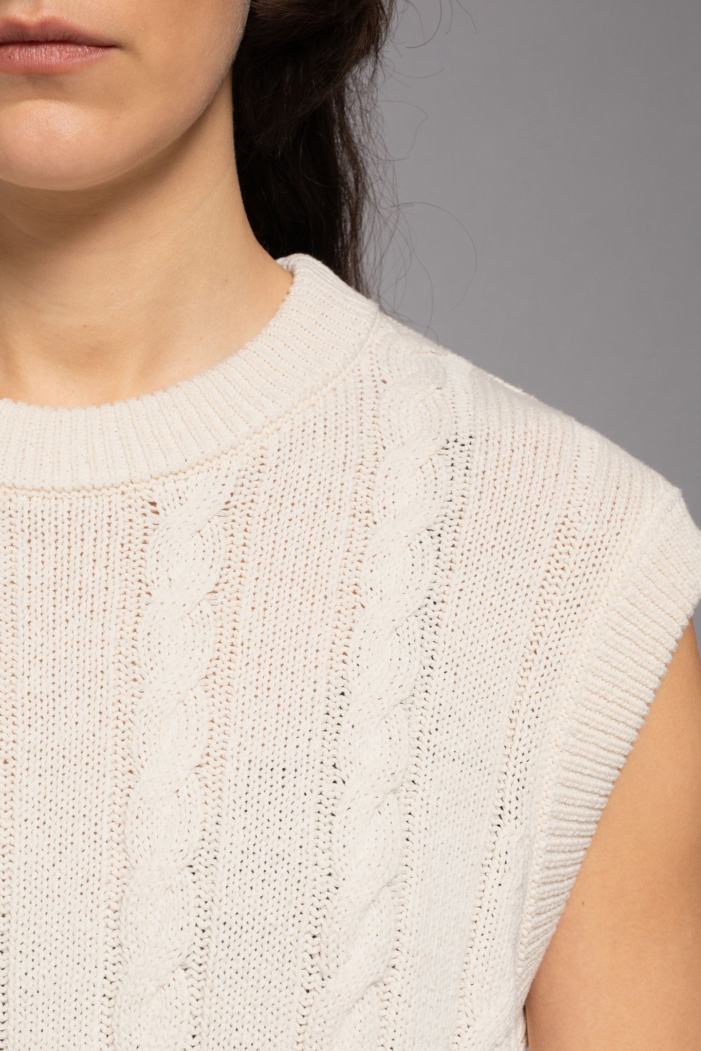 KIMMY CABLE WEST CHALK WHITE 6