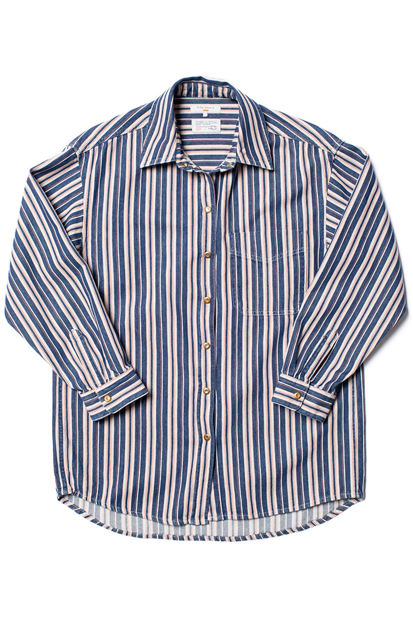 MINA DENIM SHIRT STRIPE RED 3