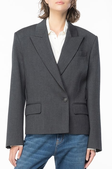 HAPPY FEET JACKET GHOST GREY 1