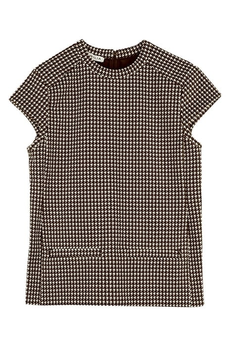 TOP PIED DE POULE COUTURE WENGÉ 6