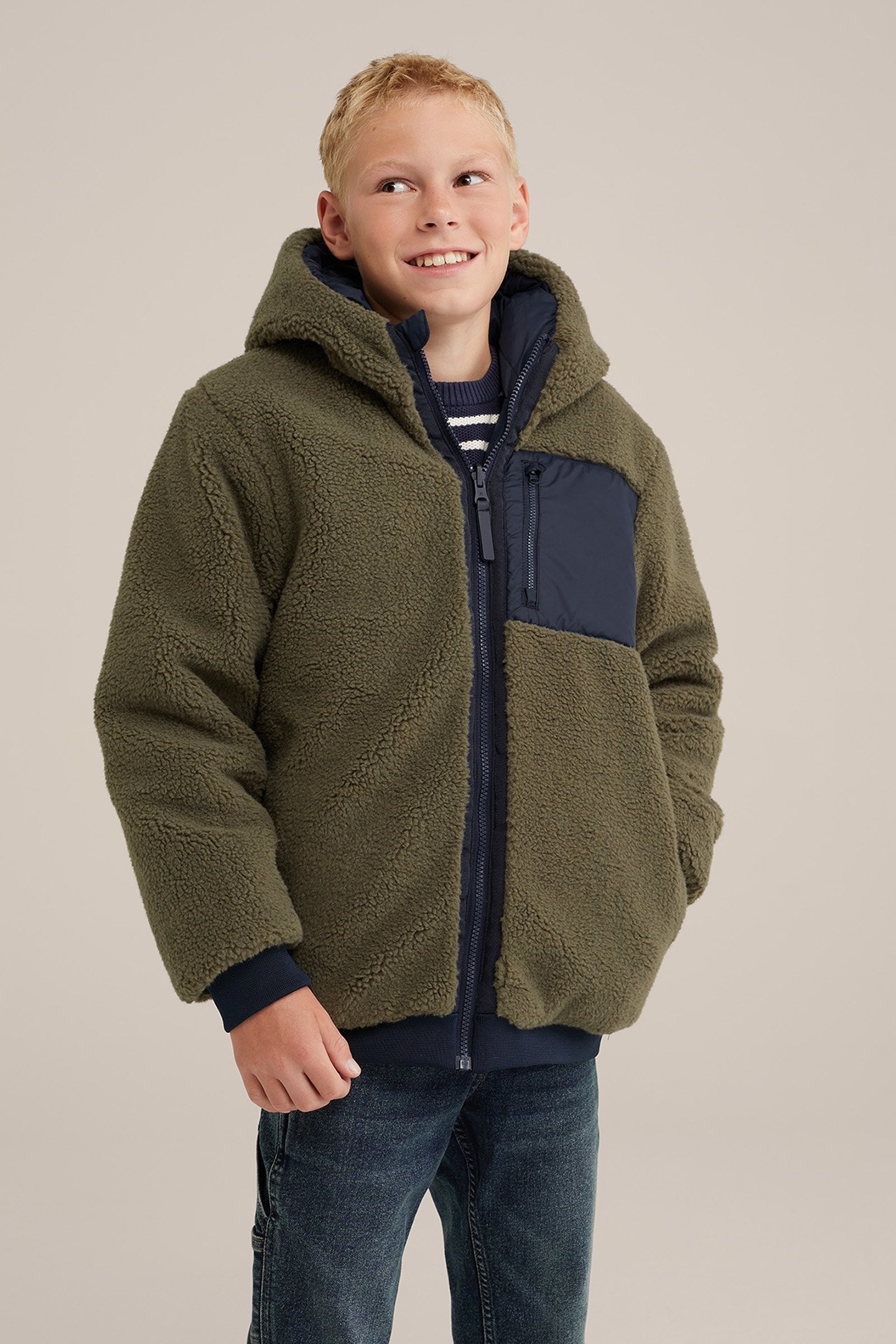 JACKET REVERSIBLE BOMBER NAVY BLUE 4