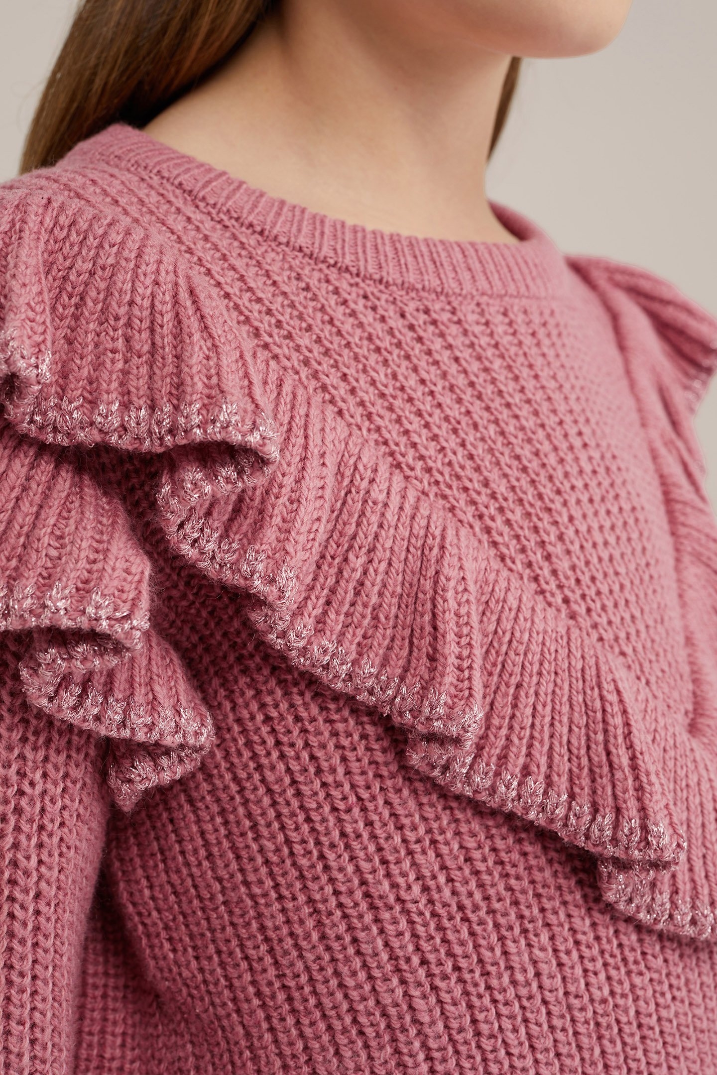KNITTED PULLOVER PINK 5