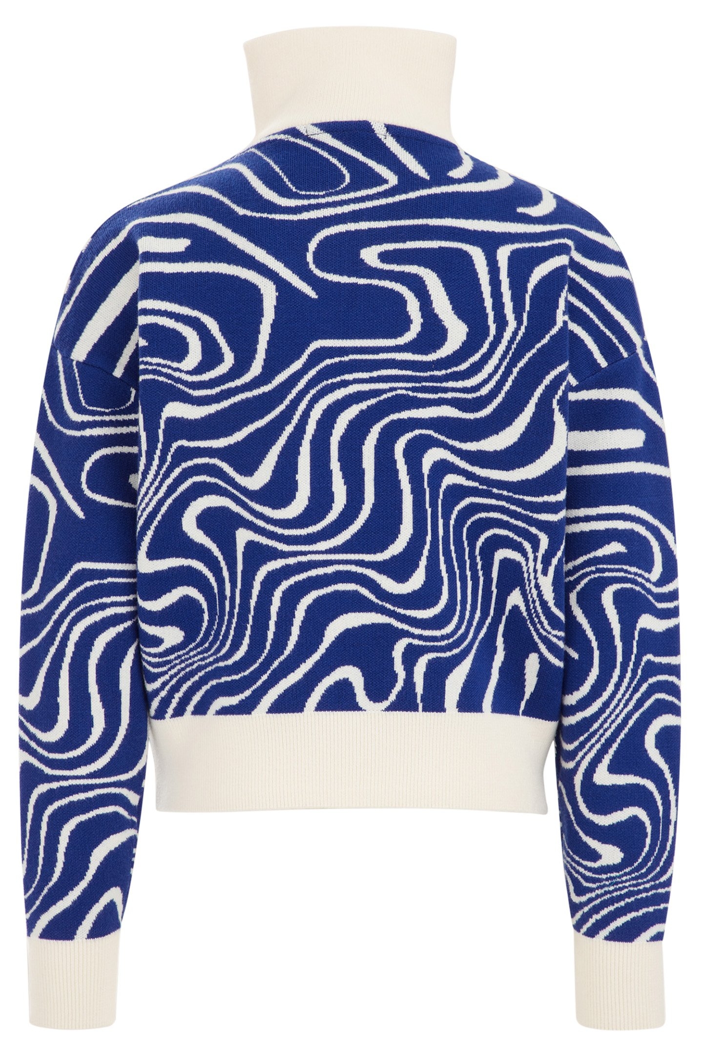 KNITTED PULLOVER COBALT BLUE 4