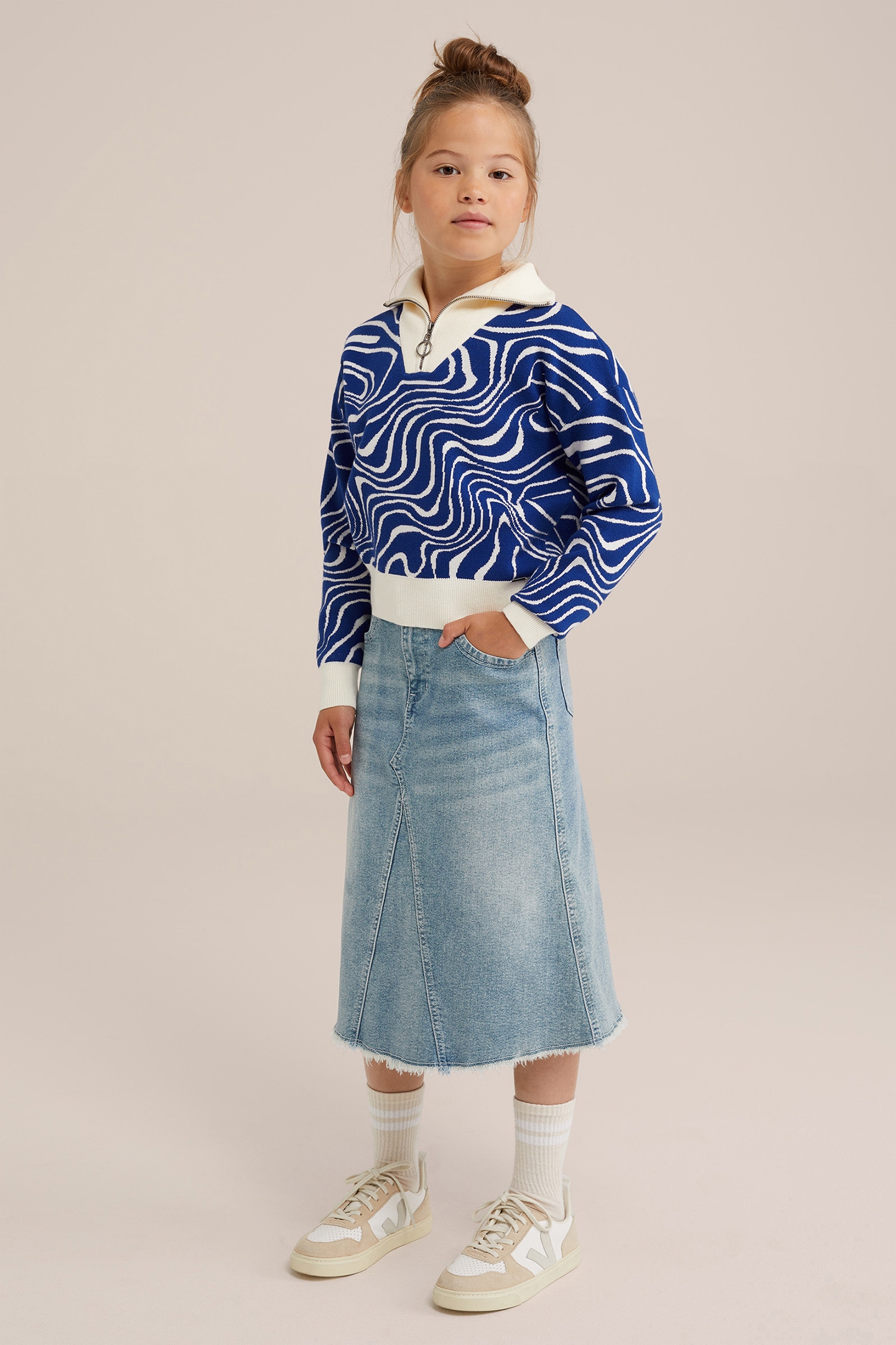 KNITTED PULLOVER COBALT BLUE 2