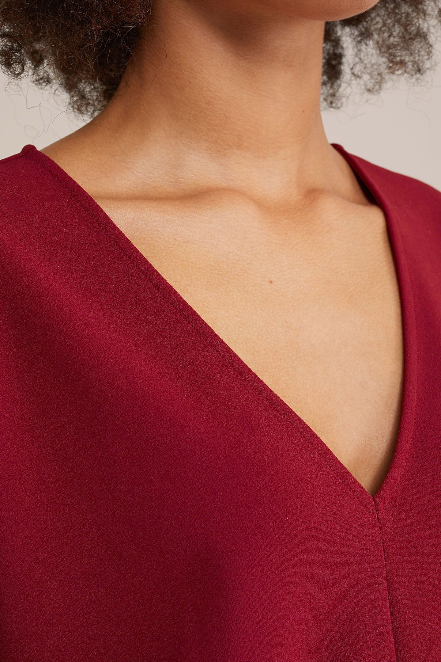 DRESS MID LENGTH VINTAGE RED 5