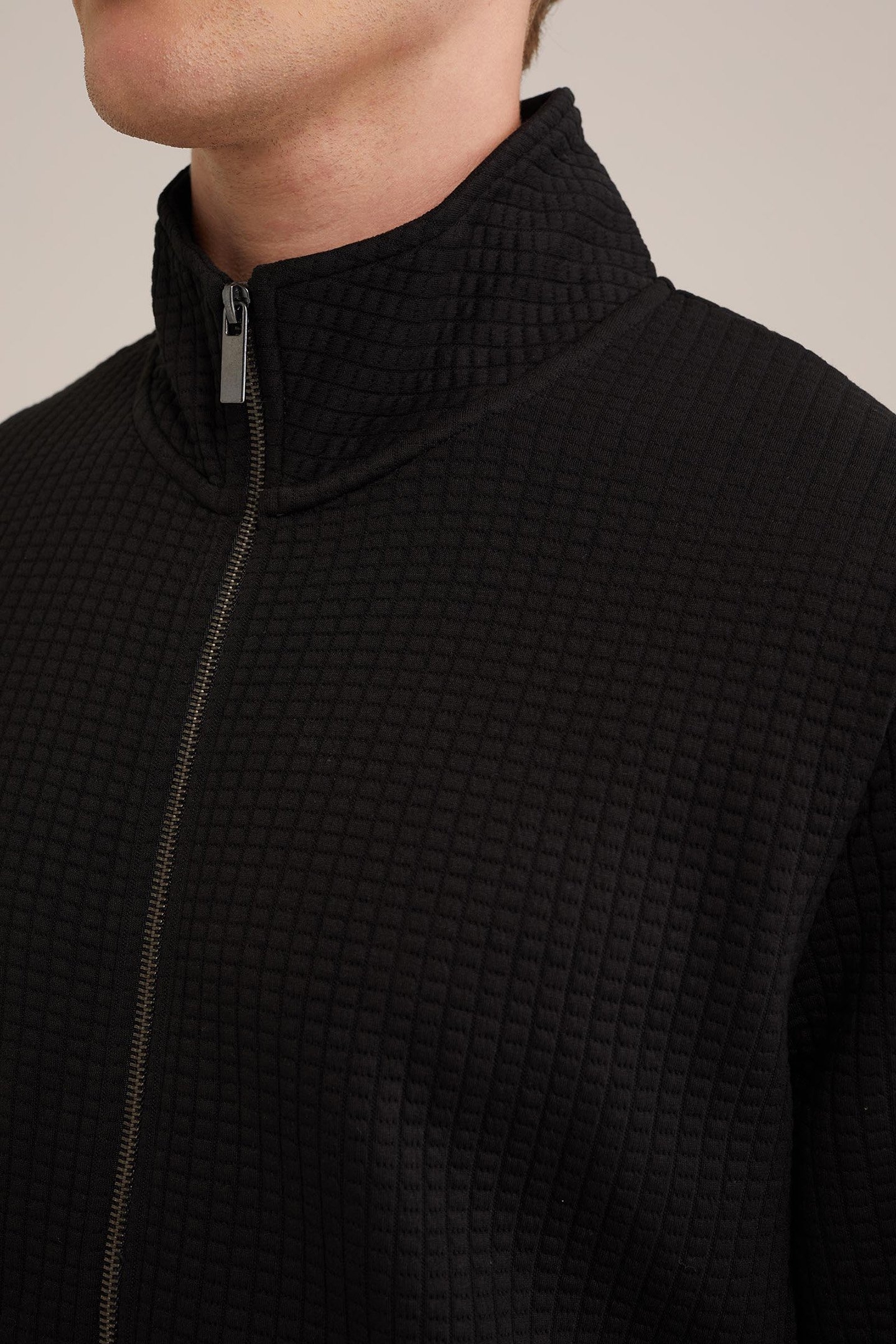 CARDIGAN WITH ZIPPER BLACK 5