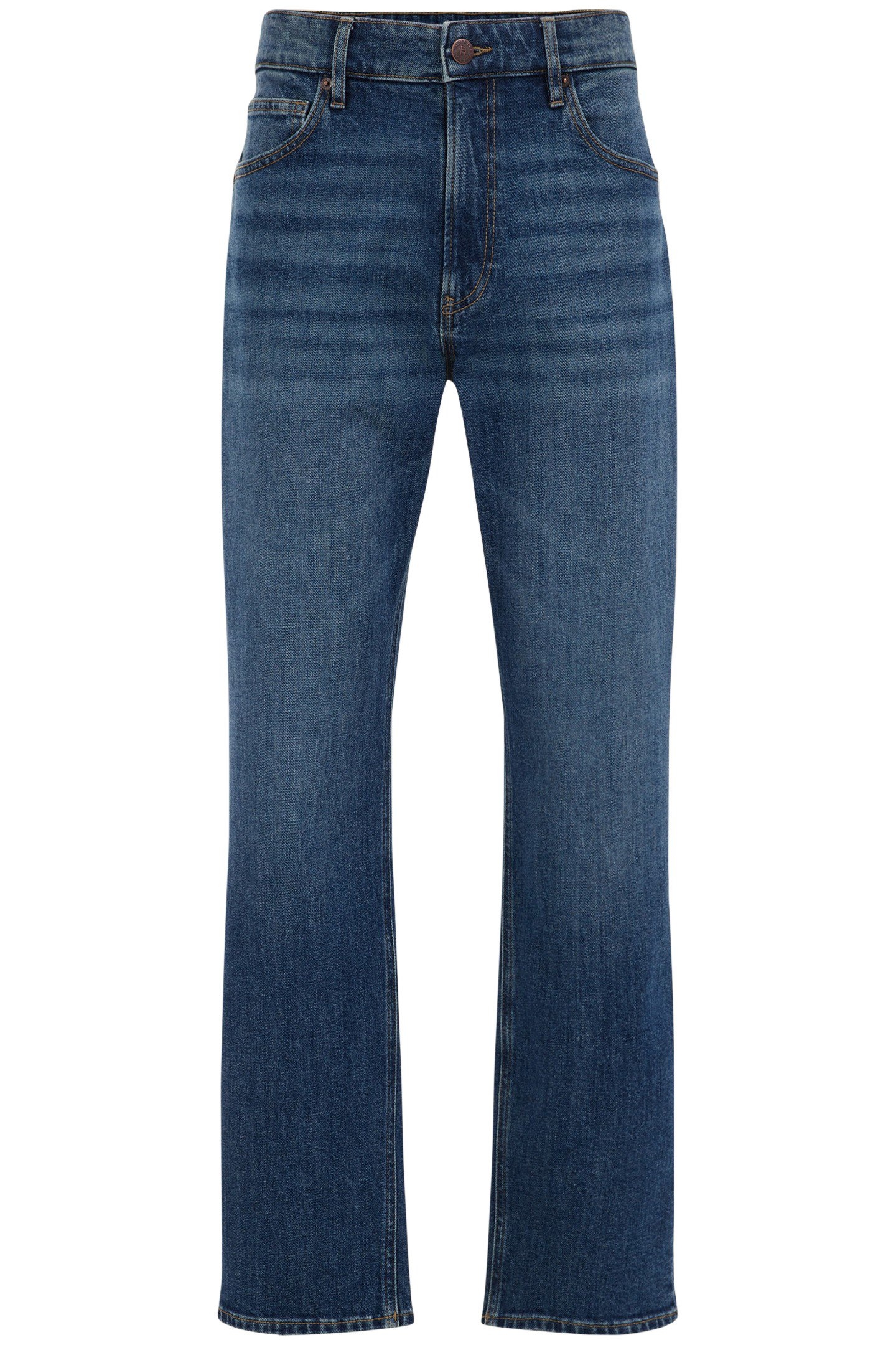 5-POCKET MID WAIST DARK BLUE 4