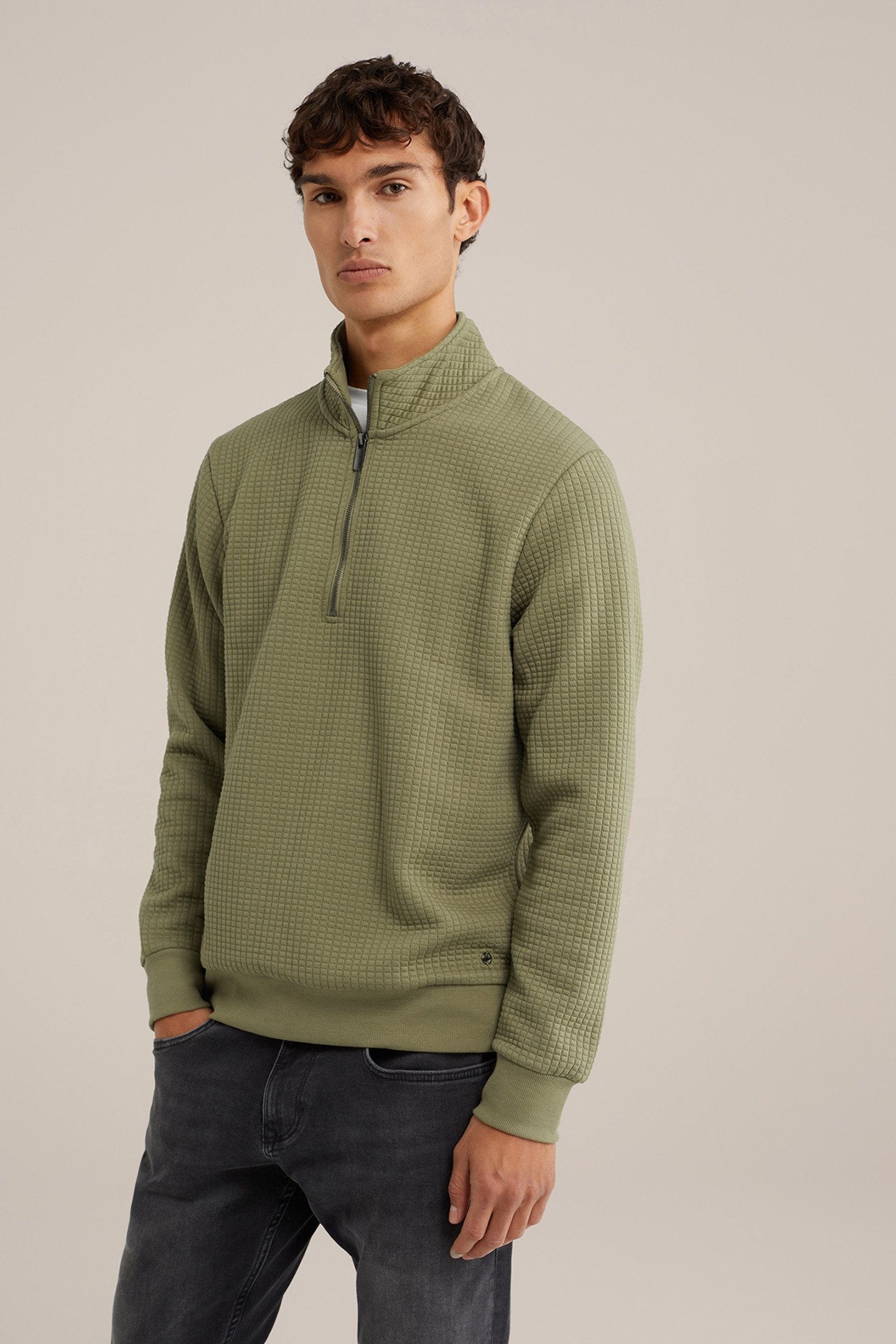 HALFWAY ZIPPER SEA GREEN 1