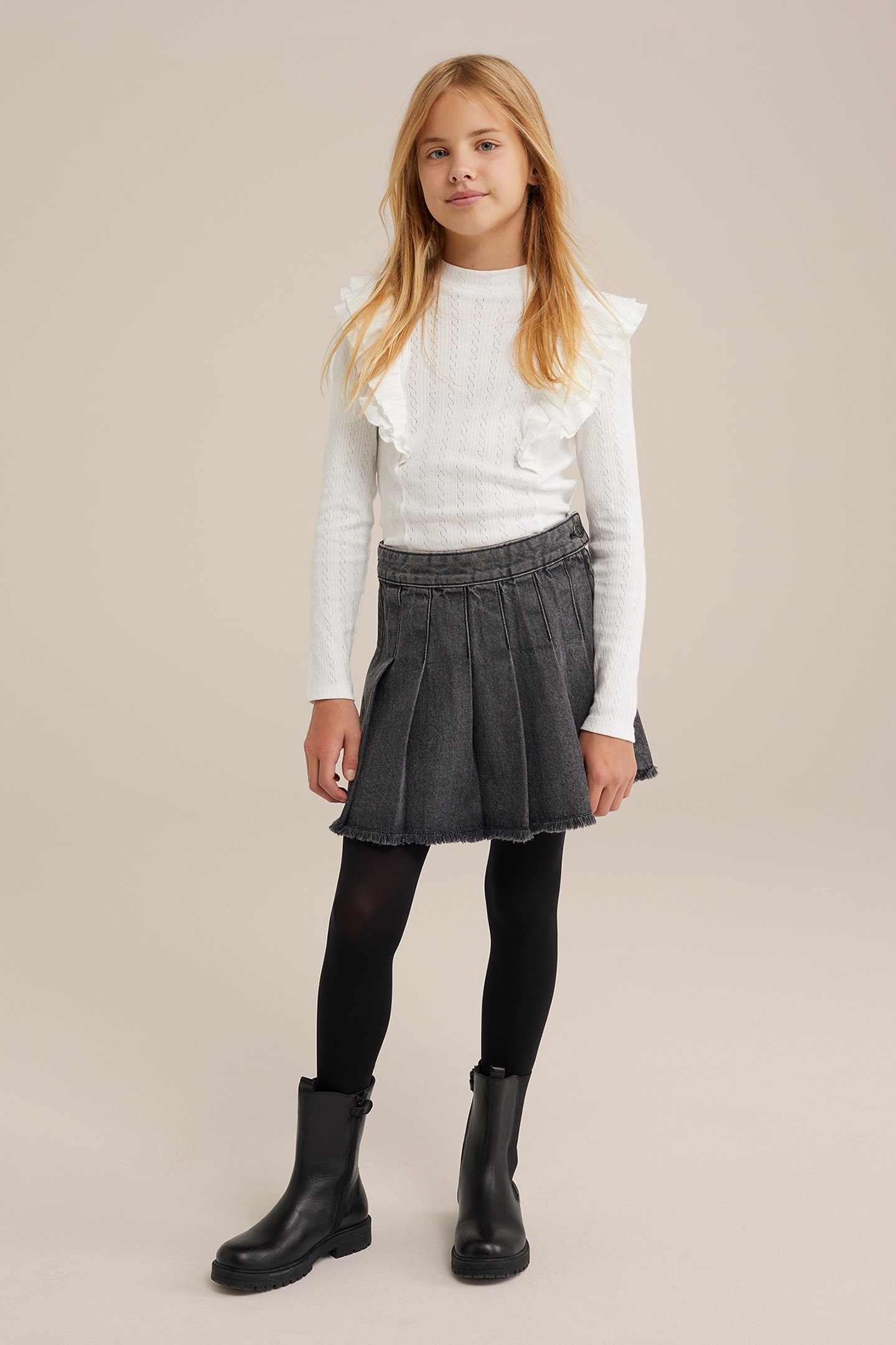 SKIRT MINI LENGTH DARK GREY 2