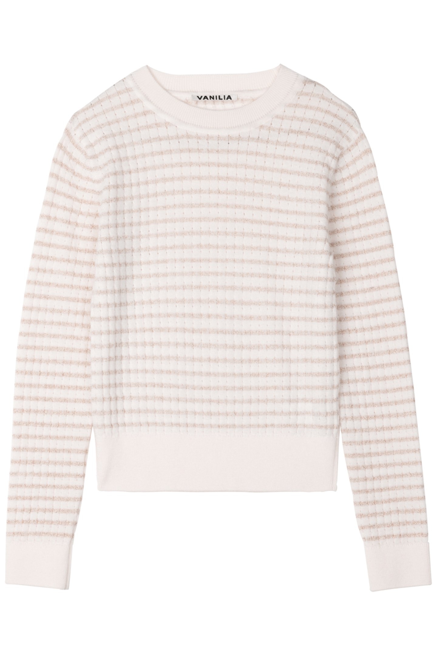 LUREX CREWNECK ECRU 2