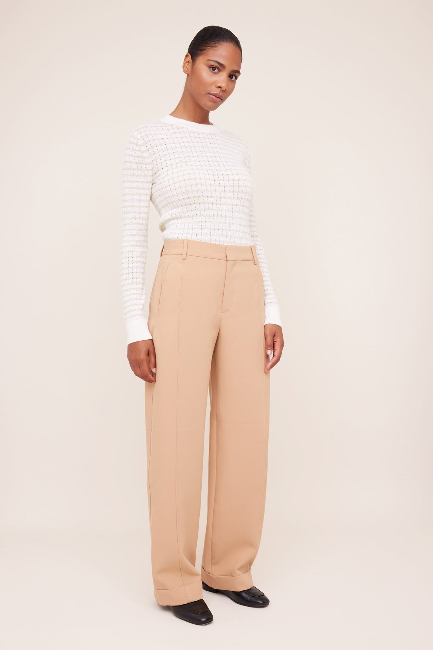 LUREX CREWNECK ECRU 3