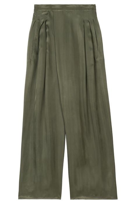 WRAP SATIN PANTS GRAPE LEAF 3