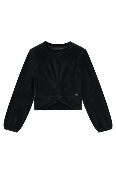 BIANCA VELVET TOP BLACK 1