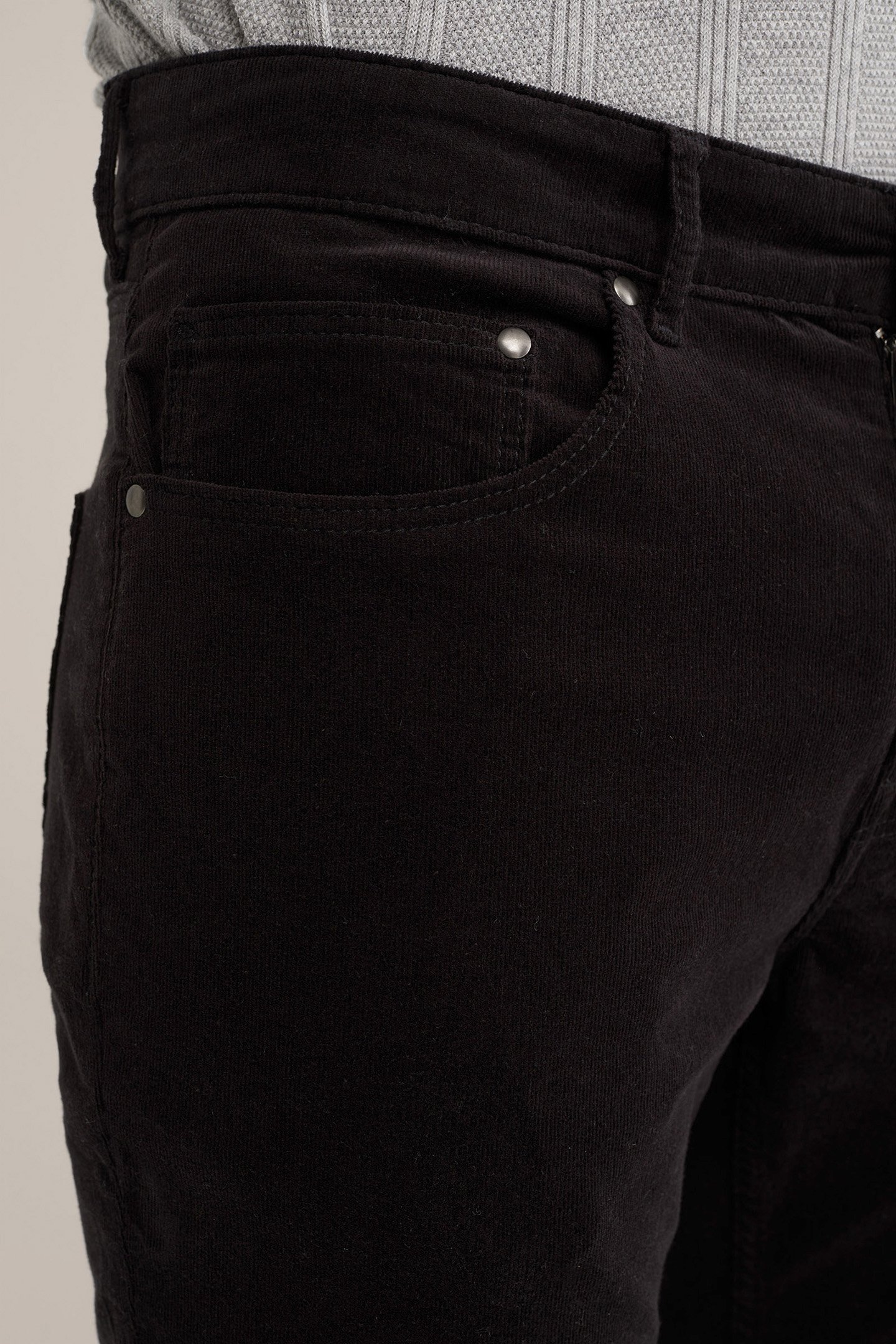 5-POCKET MID WAIST BLACK 5
