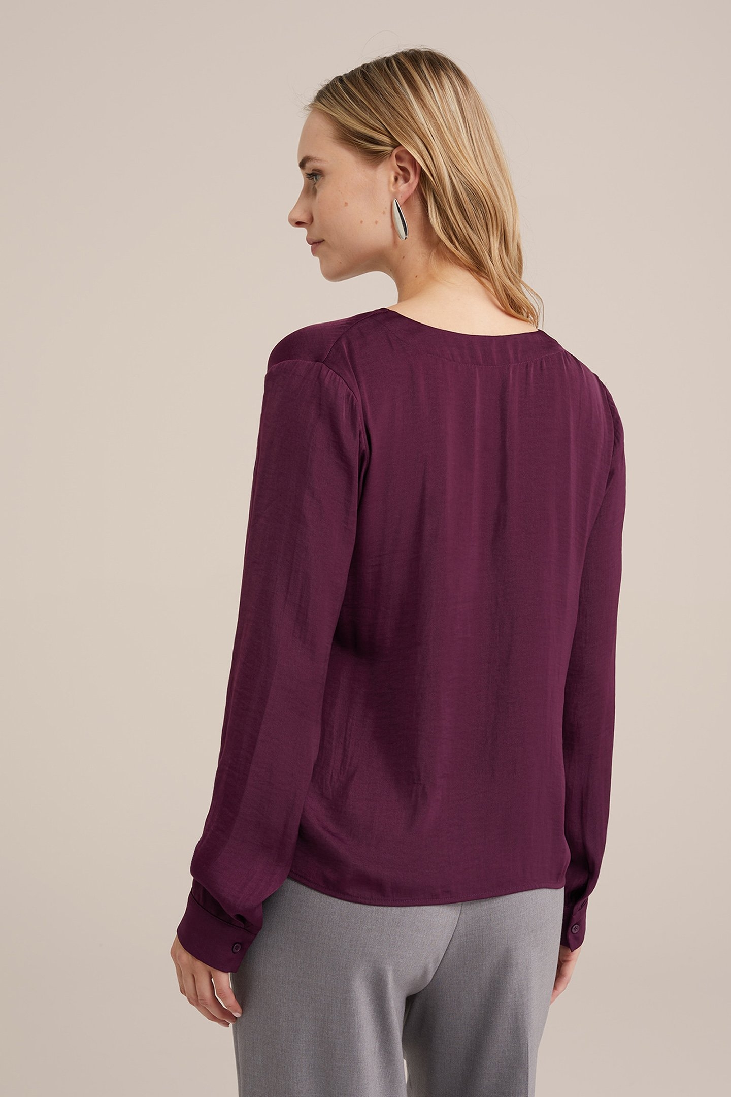 BLOUSE DARK PURPLE 2