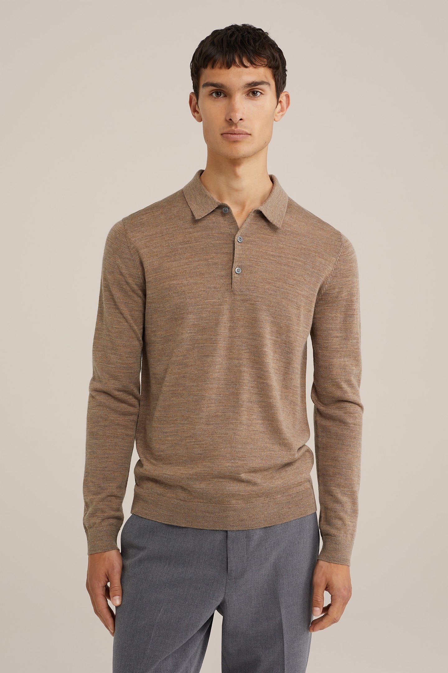 PULLOVER LIGHT BROWN 1