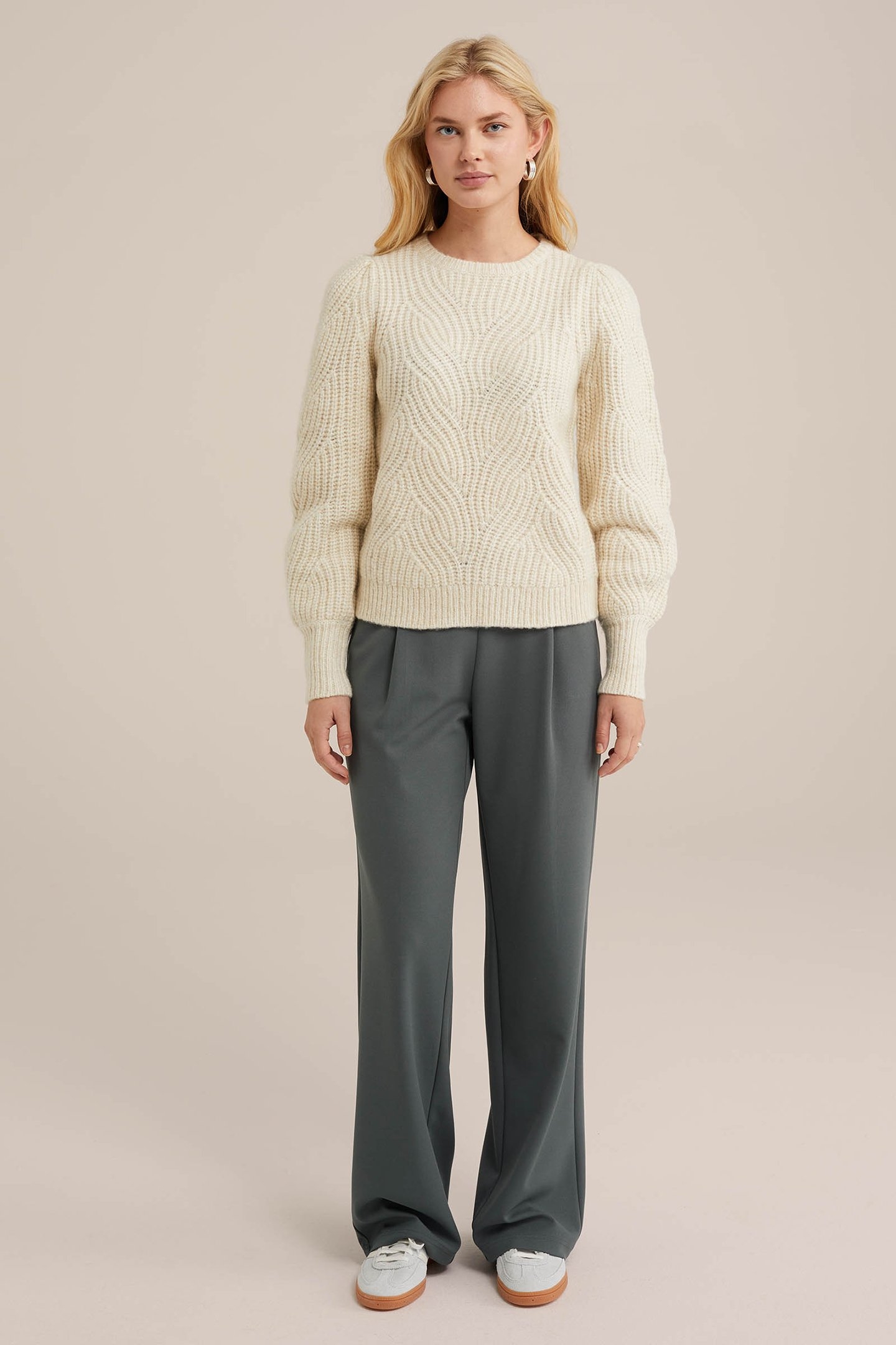 KNITTED PULLOVER WHITE 3