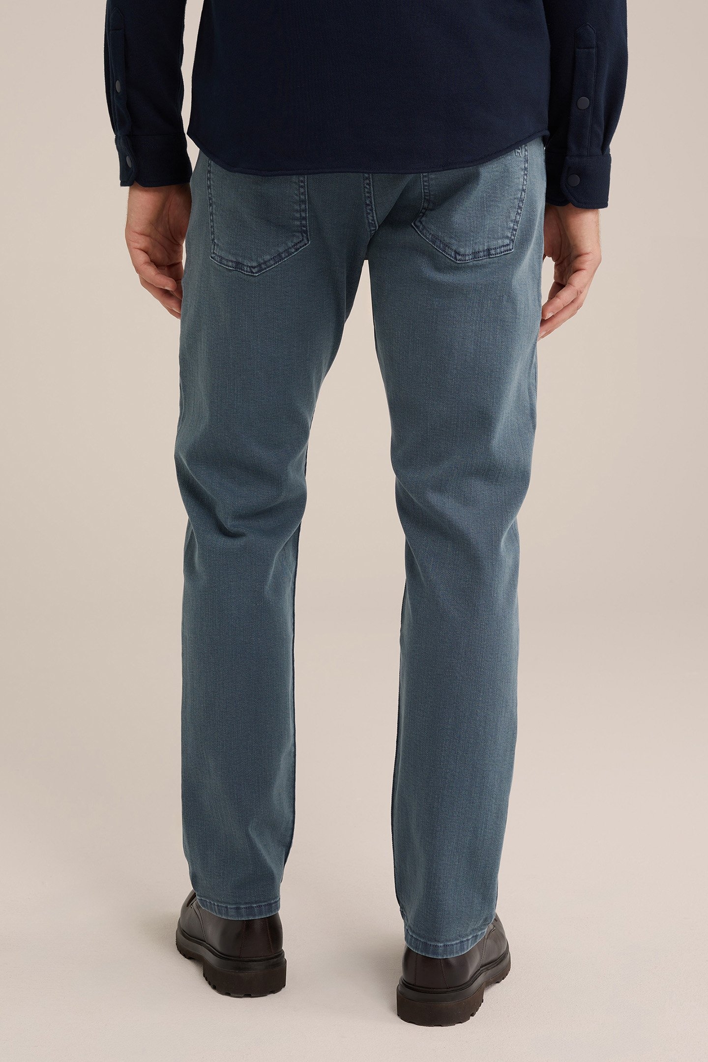 5-POCKET MID WAIST BLUE 2