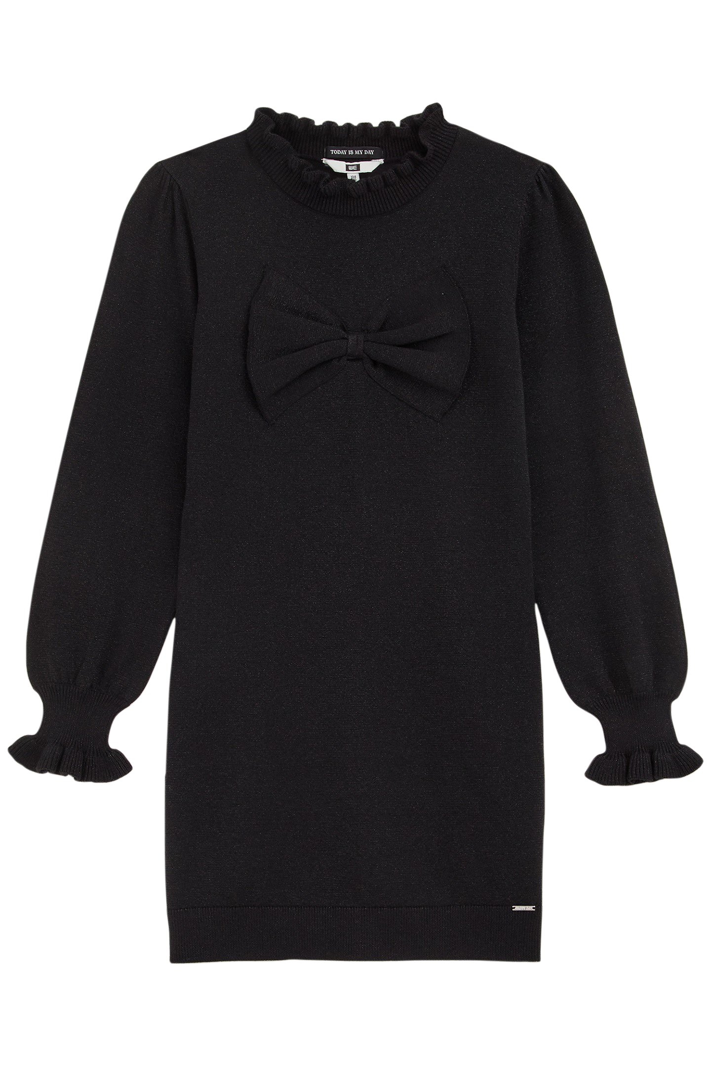 DRESS MID LENGTH BLACK 3