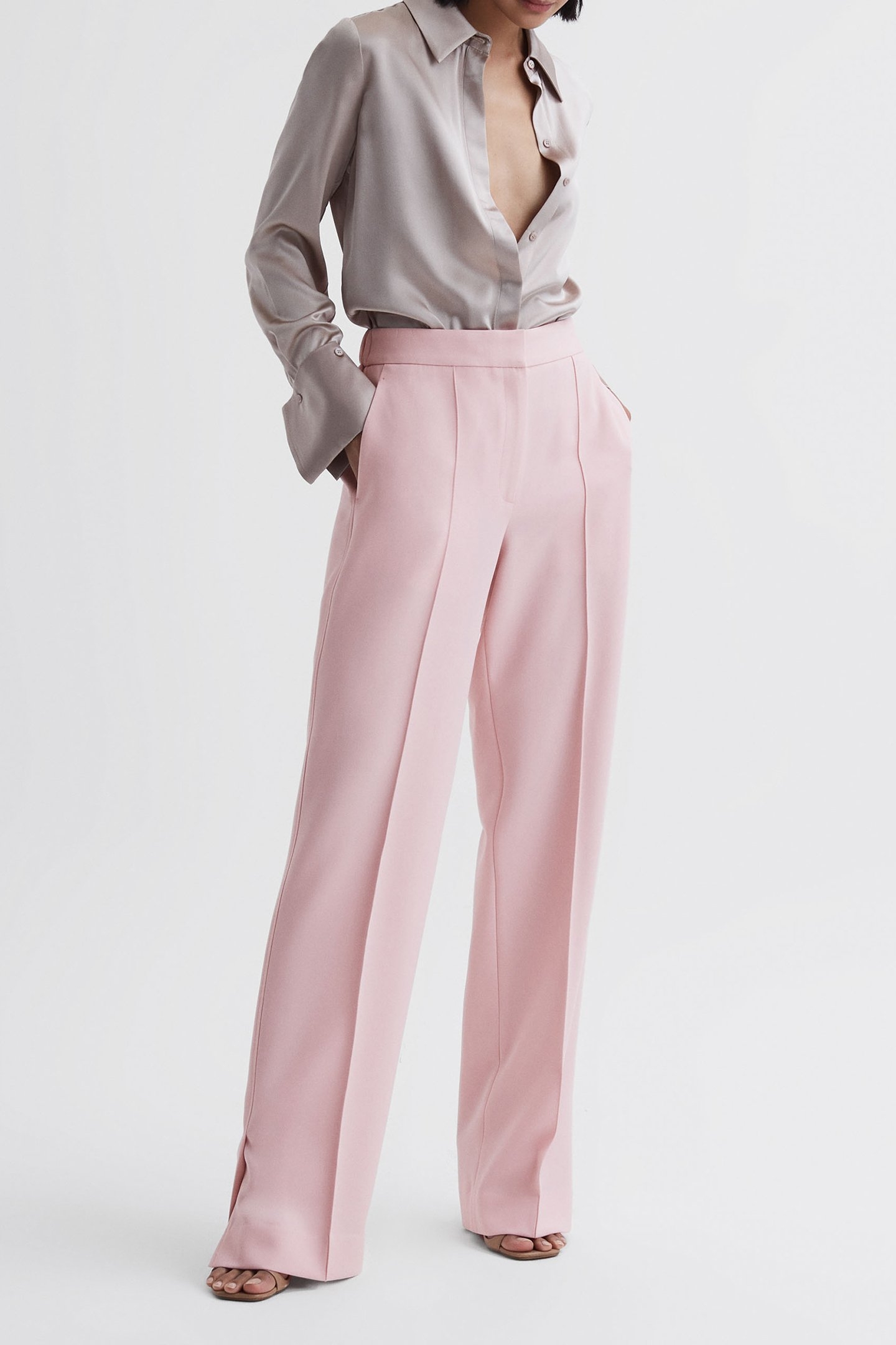 MARINA-WIDELEG TROUSER OC PINK 1