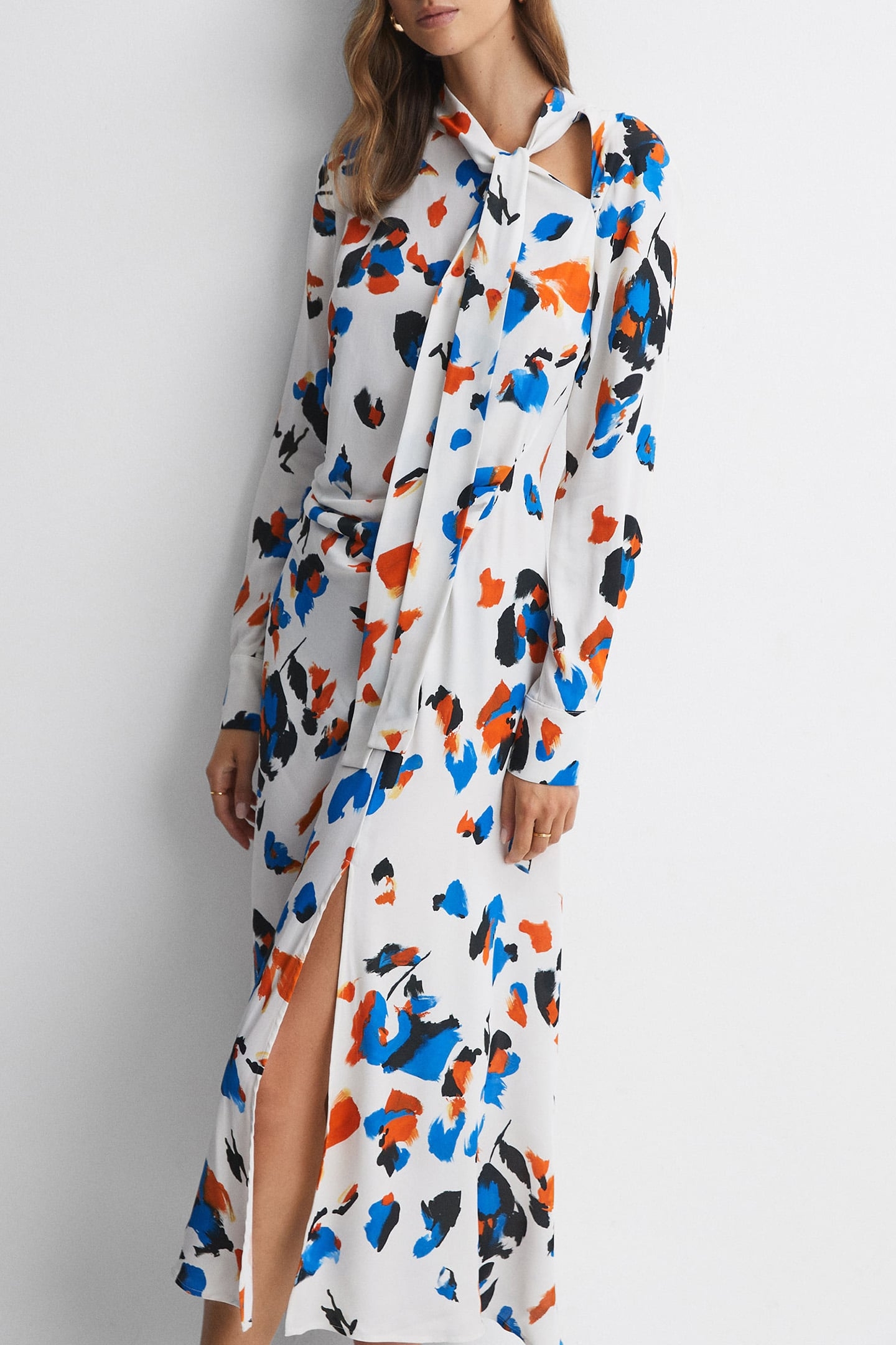PRINTED MIDI DRESS — AS SHOWN 1