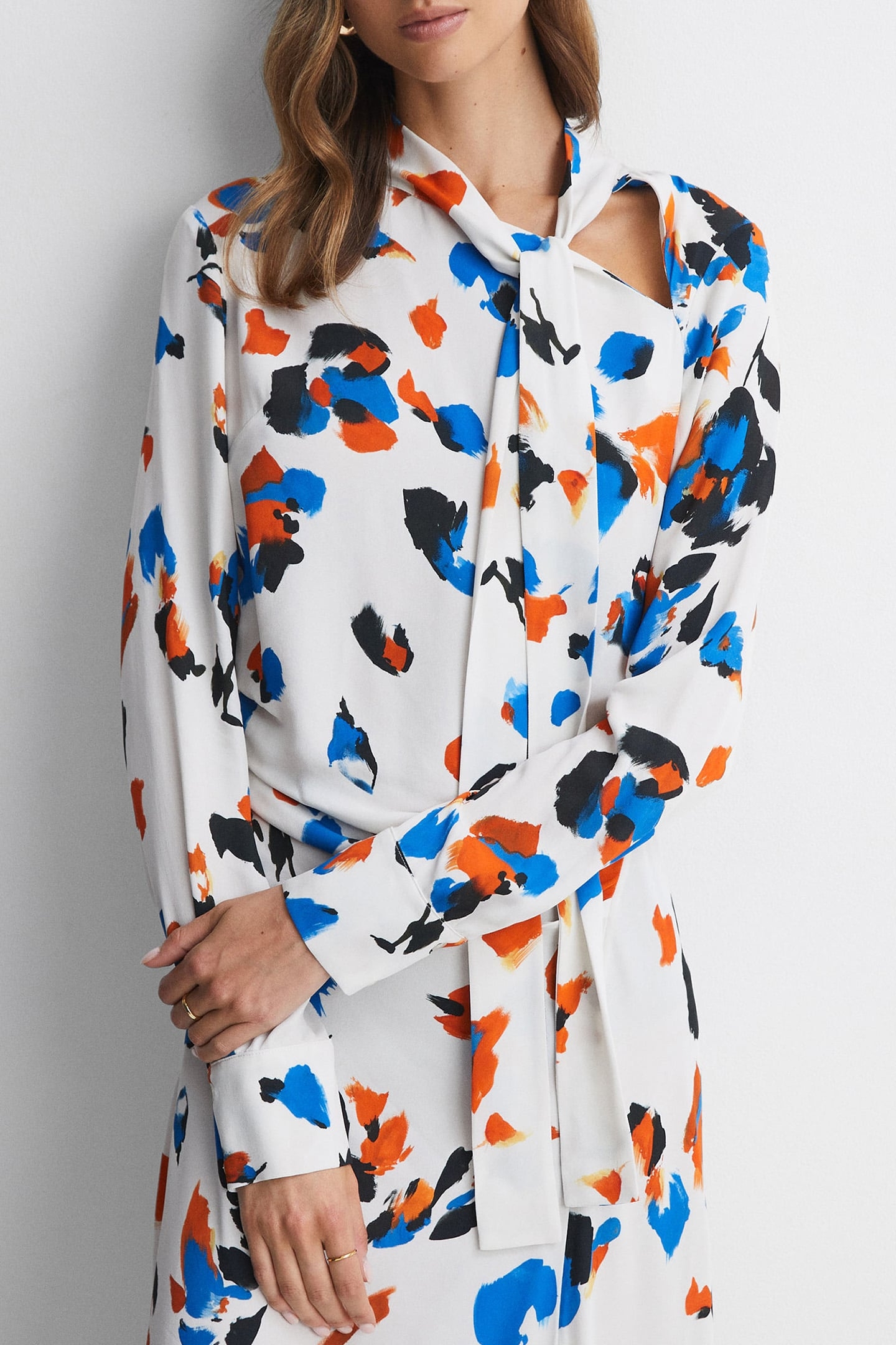 PRINTED MIDI DRESS — AS SHOWN 5