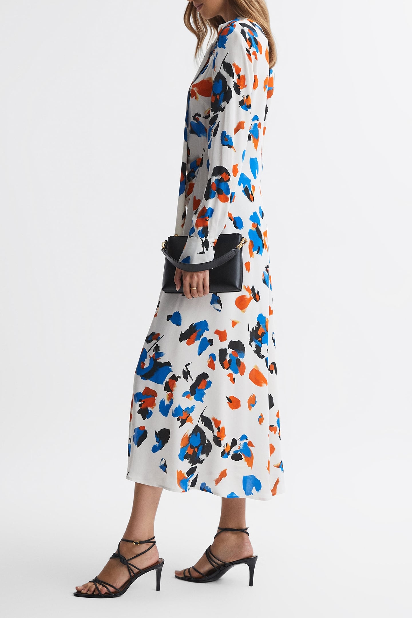 PRINTED MIDI DRESS — AS SHOWN 4