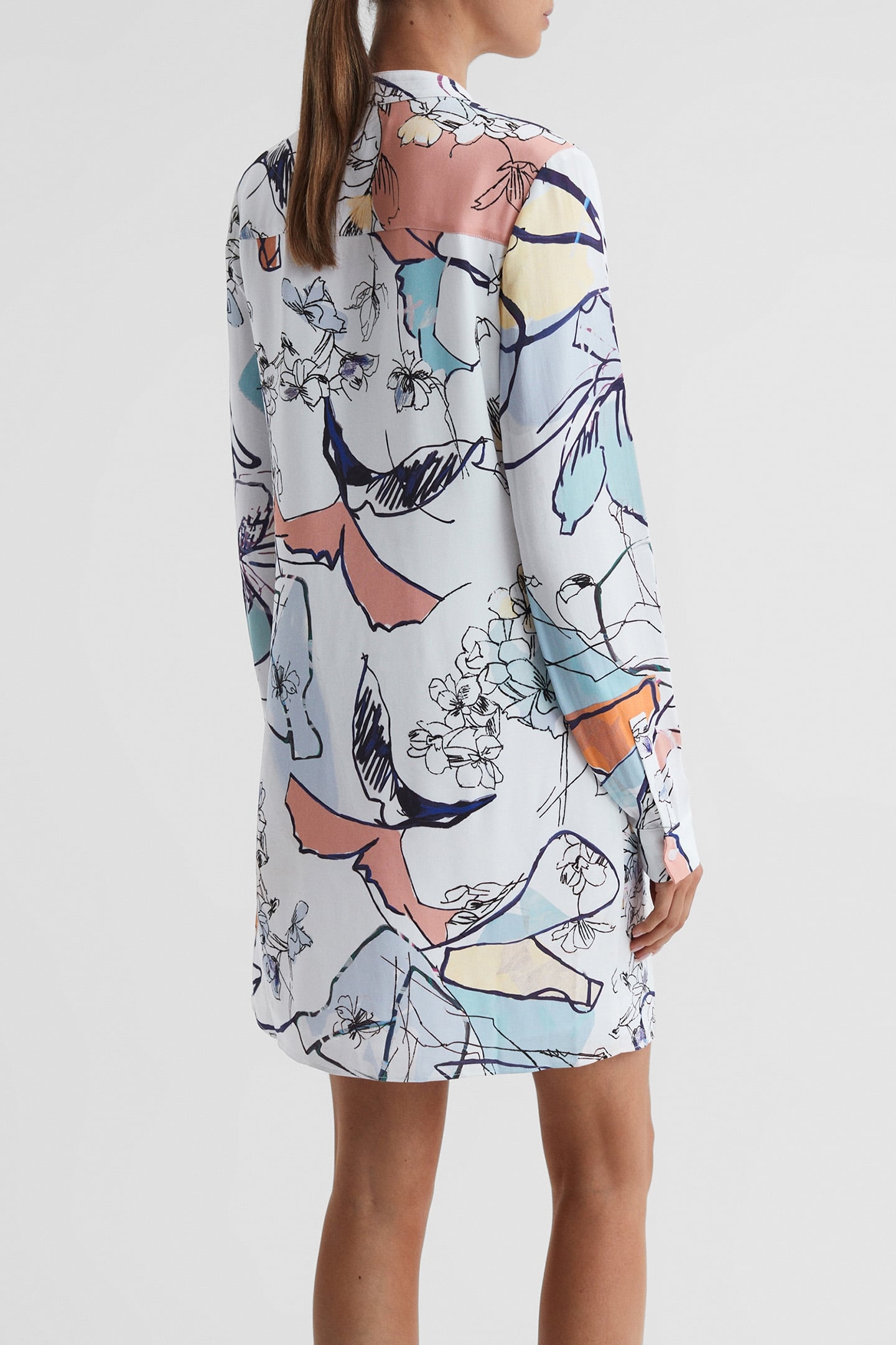 PRINTED SHIFT DRESS MULTI 2
