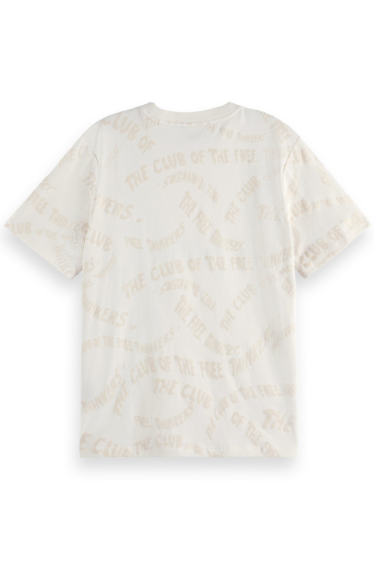 FLOCK AOP REGULAR FIT T-SHIRT SOFT ICE 5