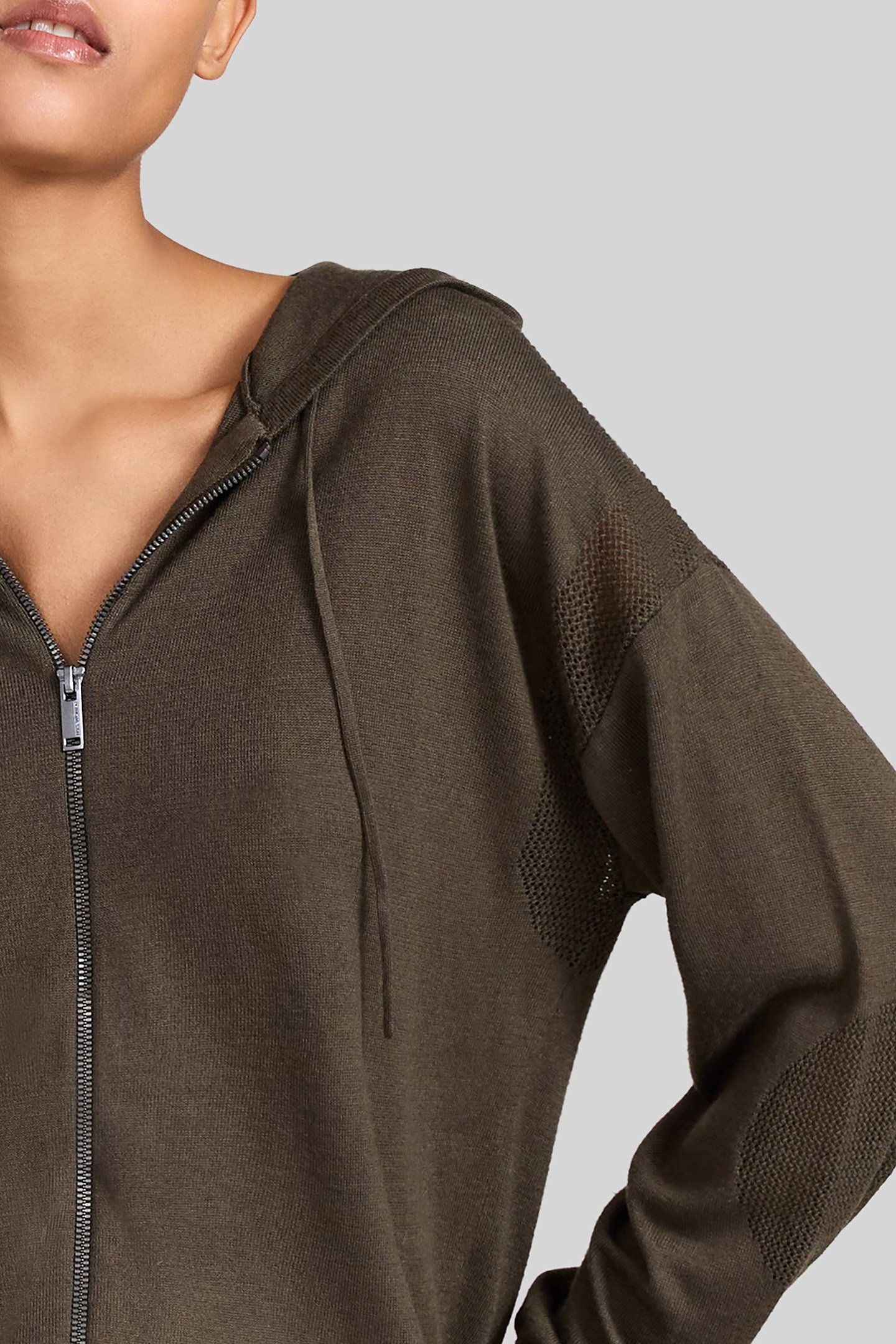 WOMAN’S WAKAME KNIT METALLIC SEQUIN EMBROIDERED CARDIGAN 6