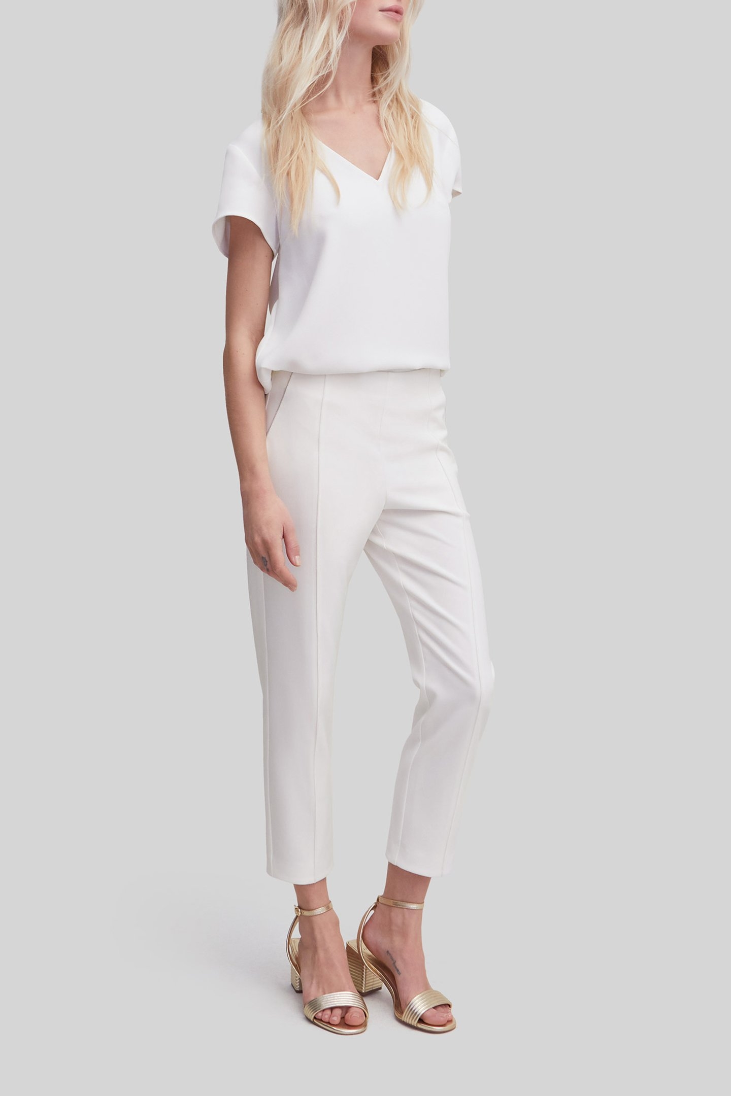 OFF-WHITE RECYCLED TOP WITH NECKLACE ON BACK 3