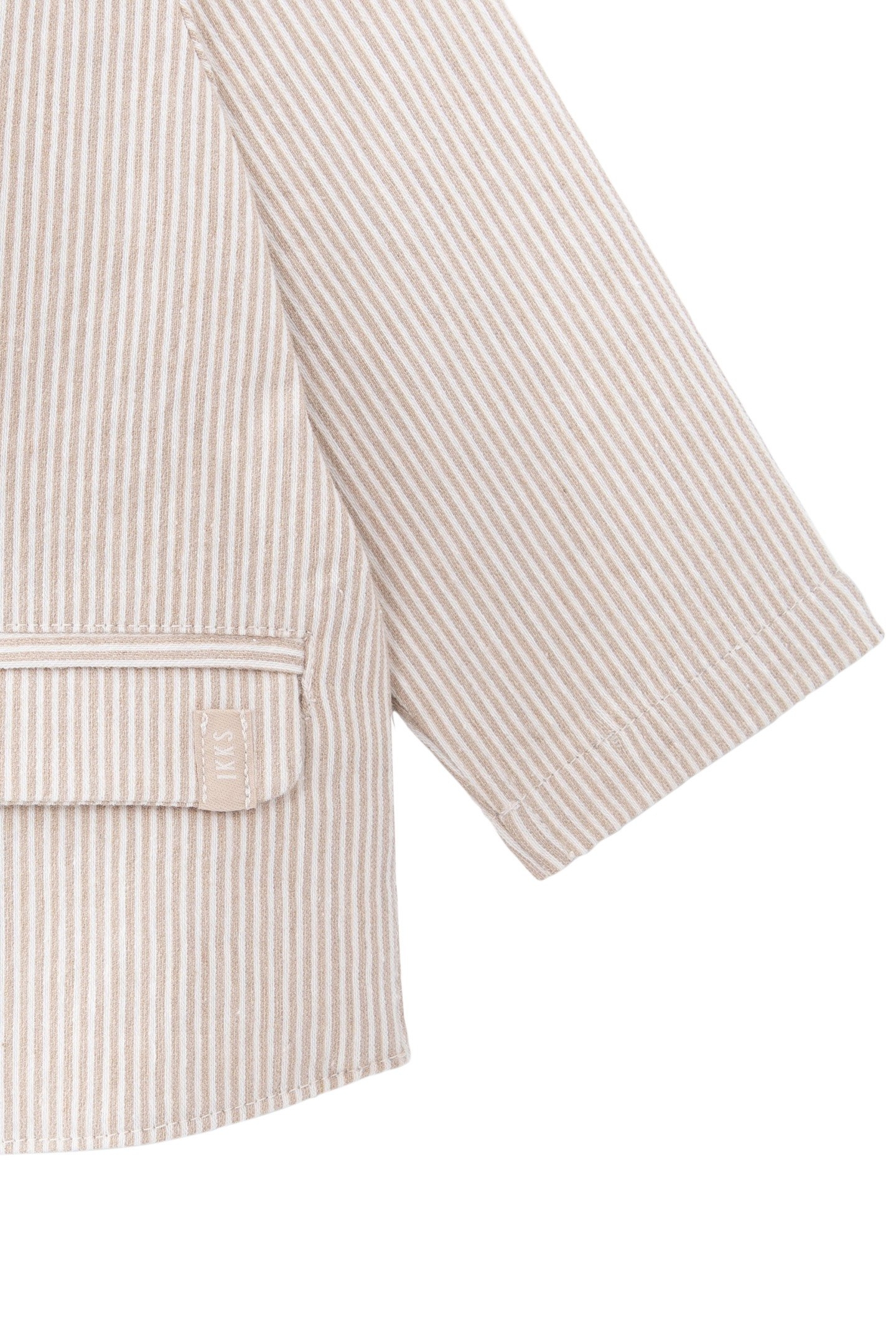 BABY BOYS’ BEIGE STRIPED SUIT JACKET 5