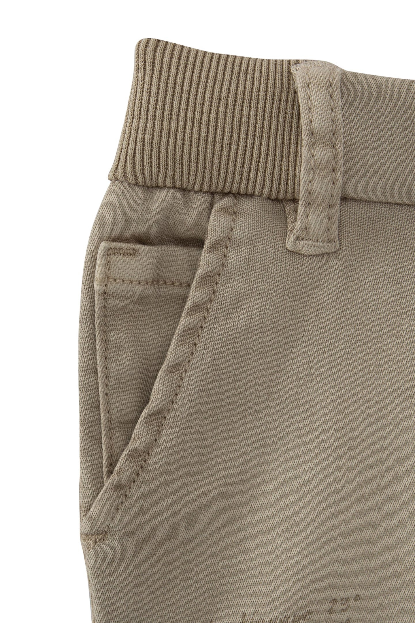 BABY BOYS’ BEIGE JEANS WITH ARMY PRINT 3