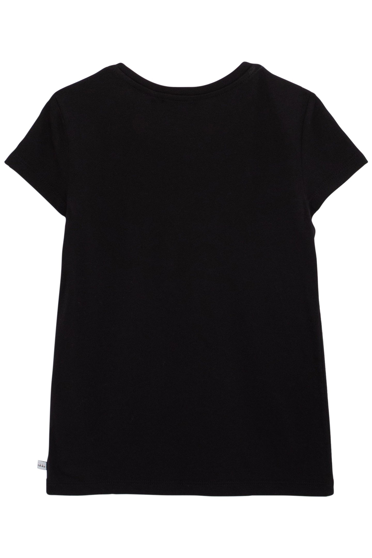 GIRLS' BLACK T-SHIRT WITH DRAGON IMAGE 2