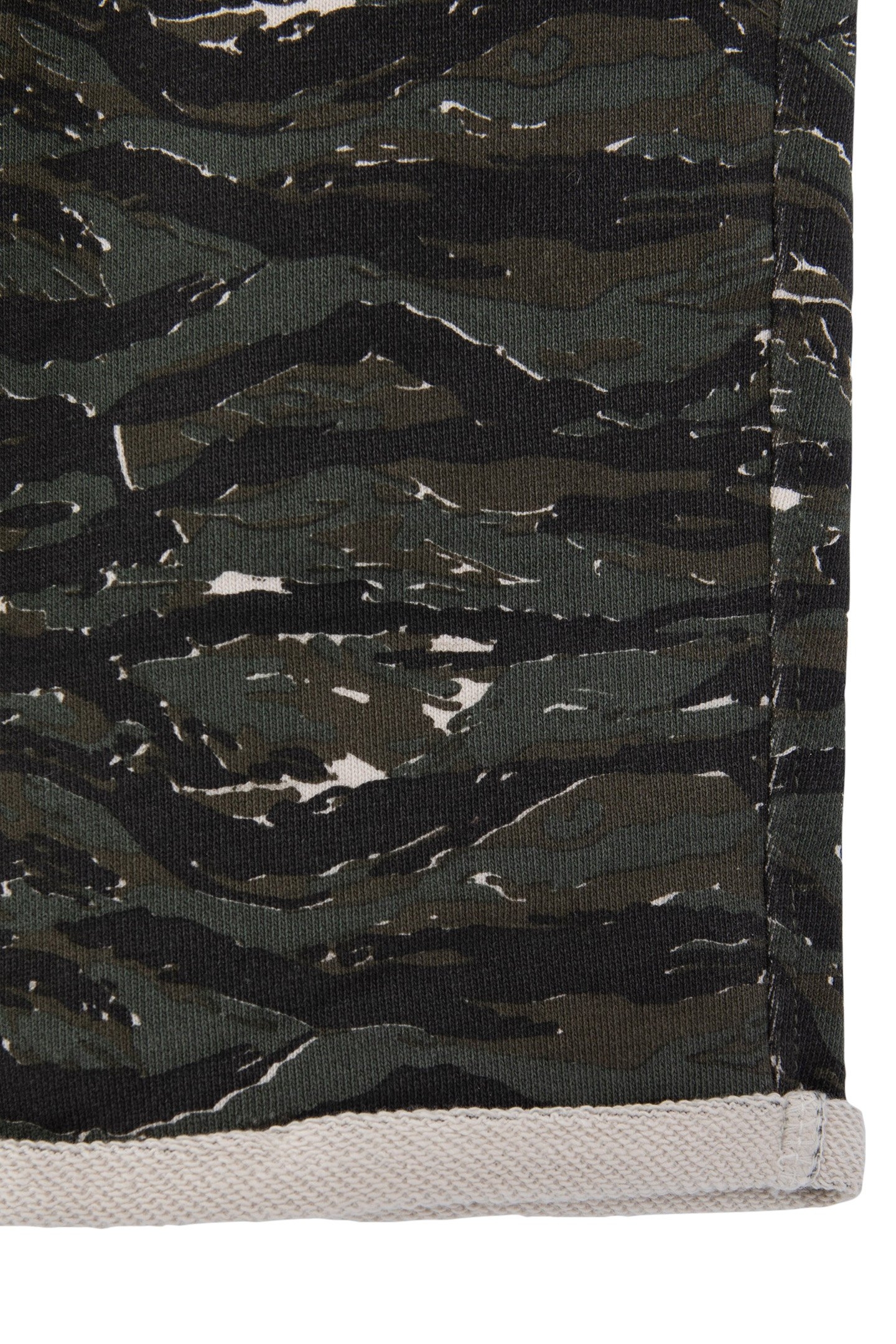 BOYS’ KHAKI CAMOUFLAGE SWEATSHIRT FABRIC BERMUDA SHORTS 5