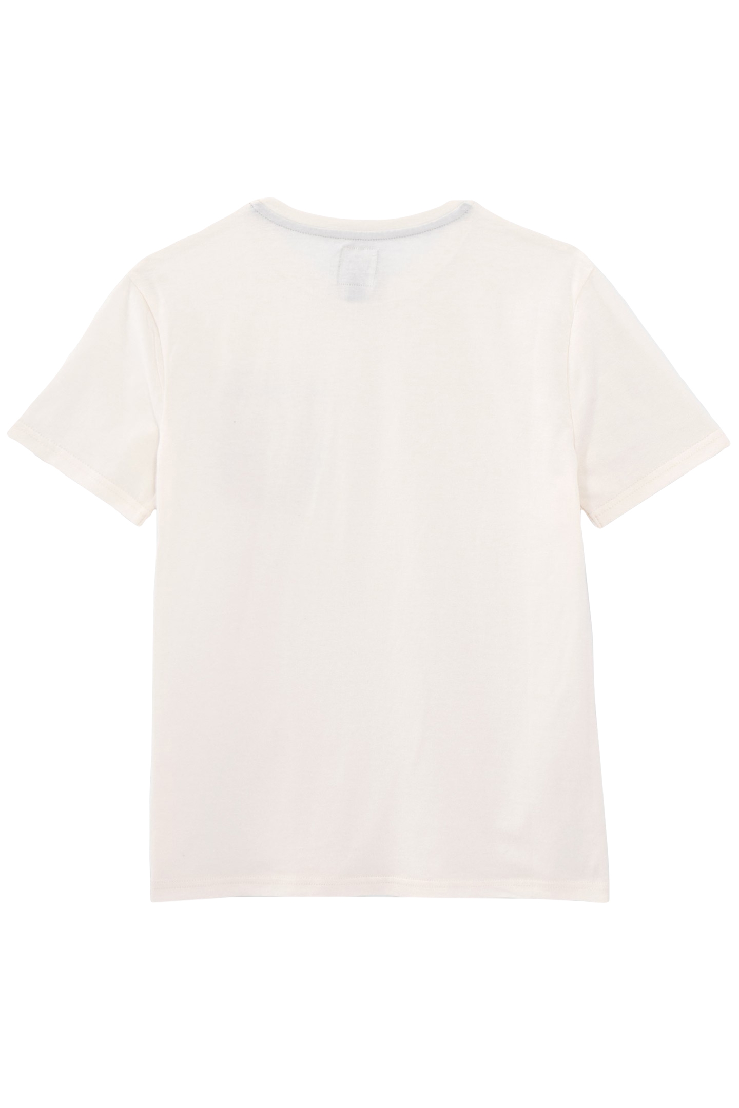 BOYS’ ECRU ORGANIC COTTON T-SHIRT, PALM TREE PRINT POCKET 2