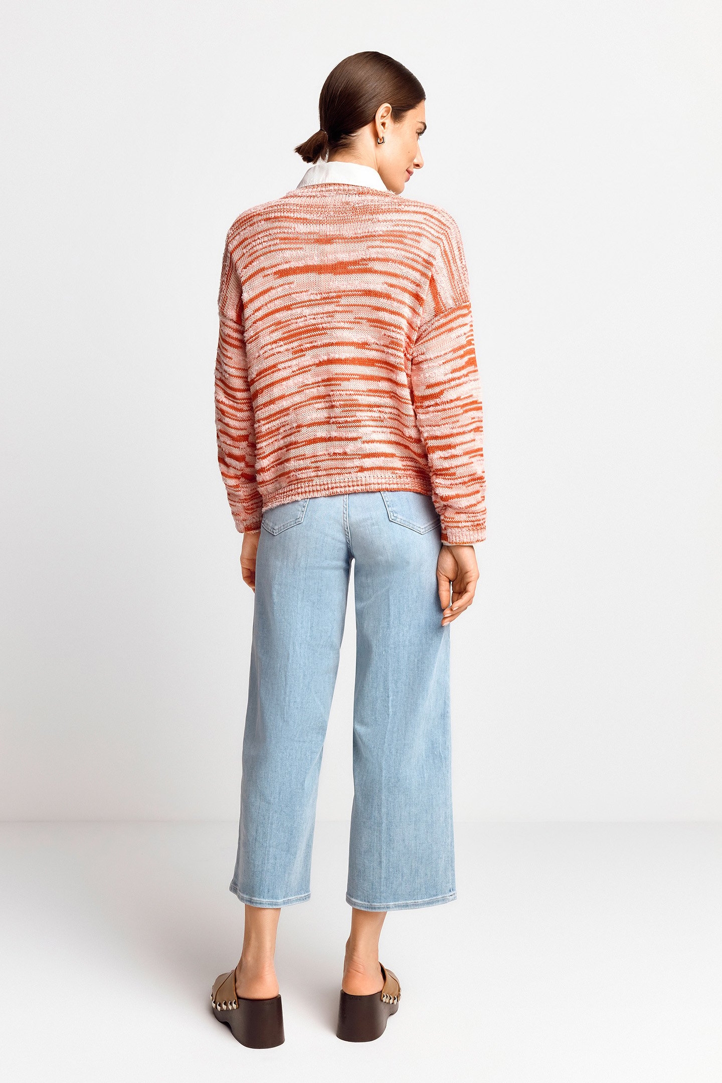 BOXY SPACE DYE CREW CHERRY TOMATO 3