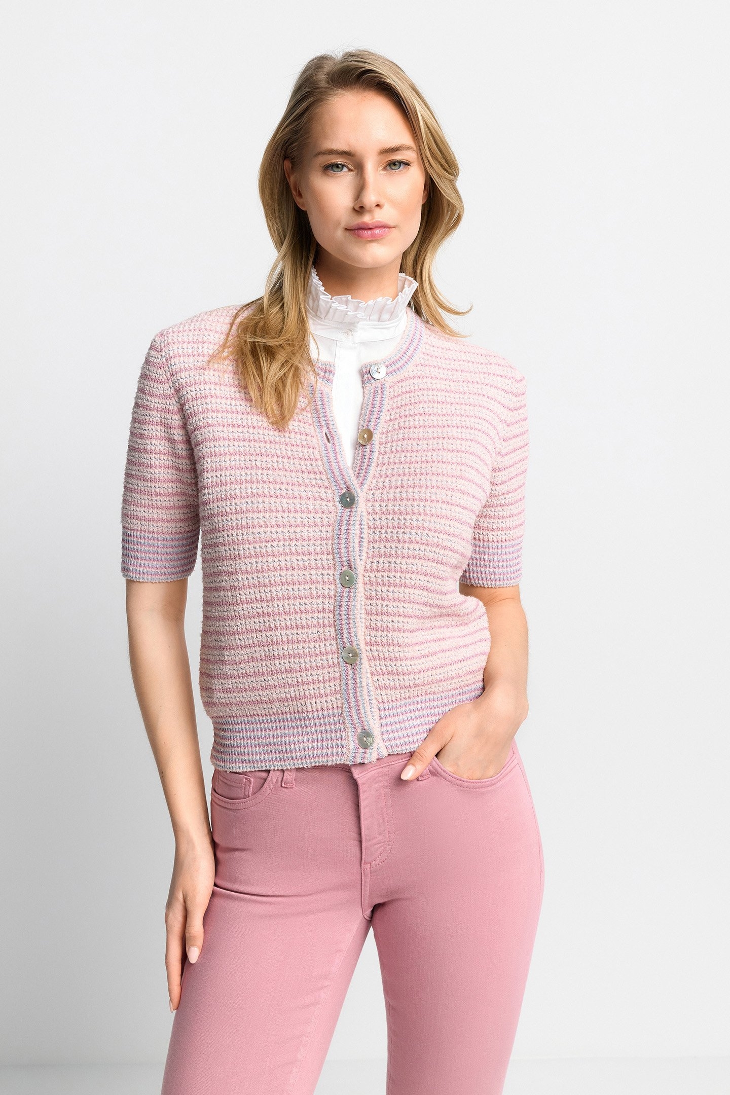 STRIPED KNIT CARDIGAN ORIGINAL 1