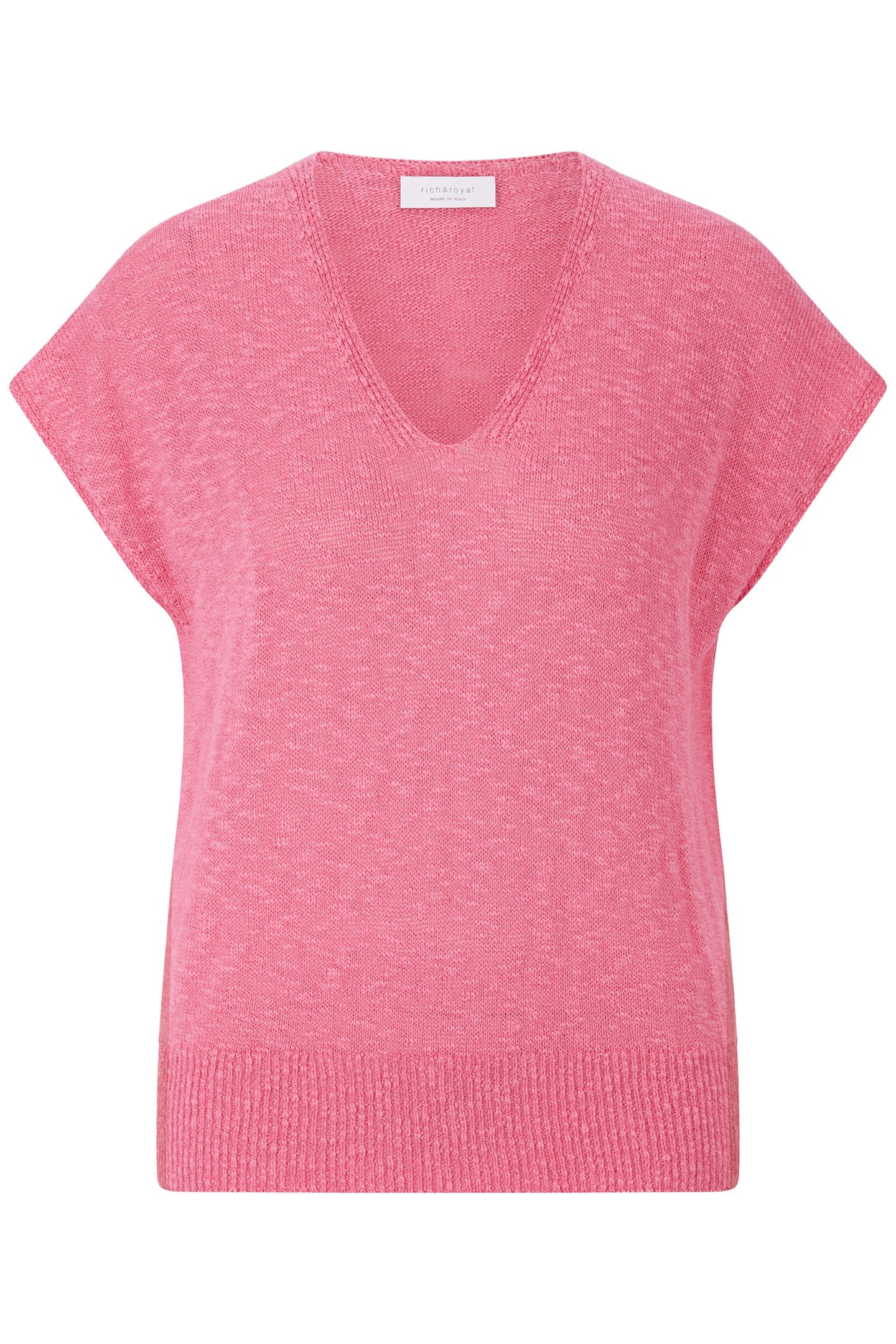 V-NECK SLEEVELESS SORBET PINK 4