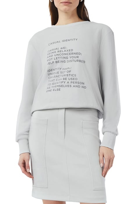 COMMA SWEATSHIRTS LIGHT-GREY 1