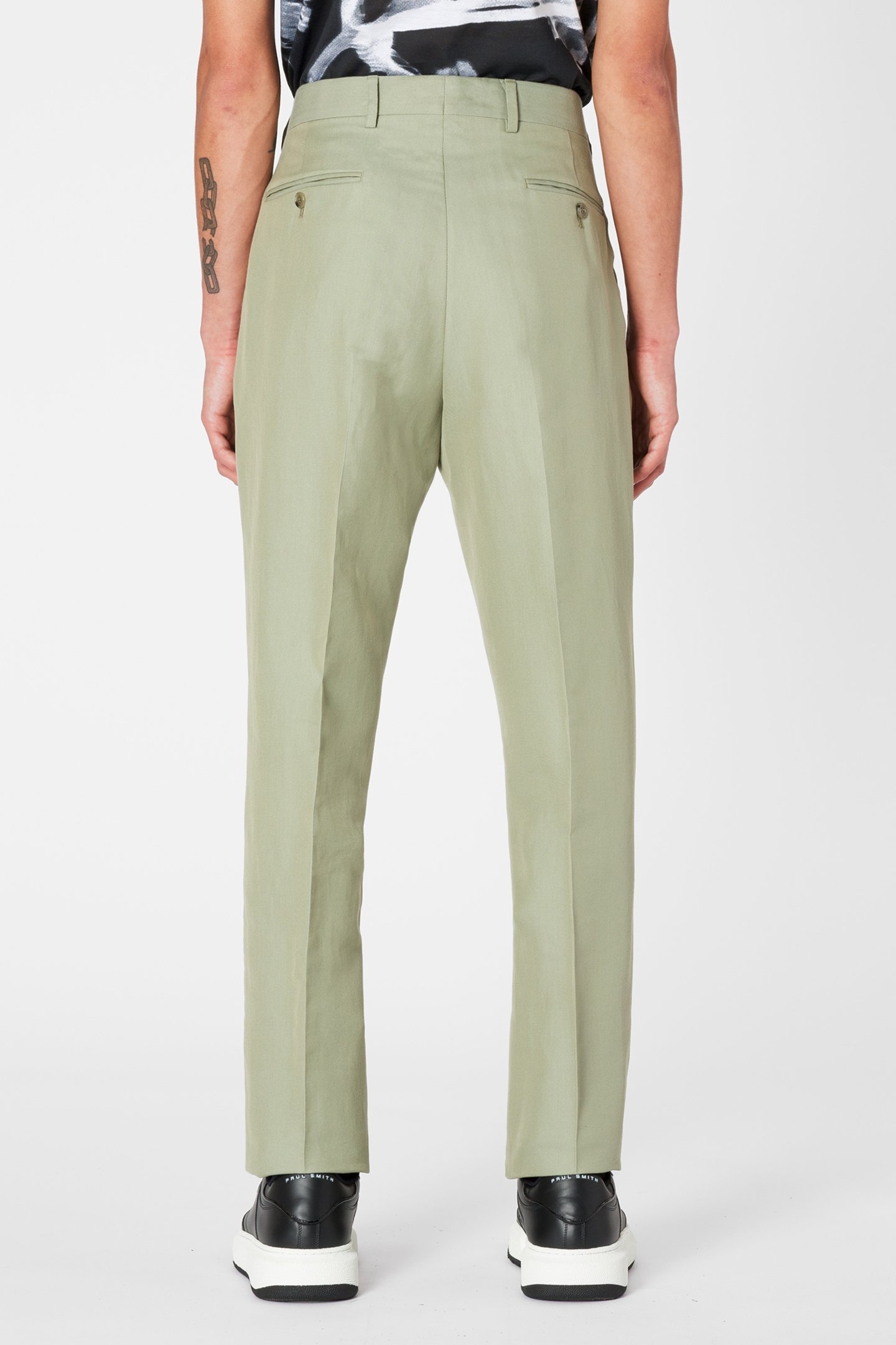 GENTS TROUSER LT GREYISH GREEN 2