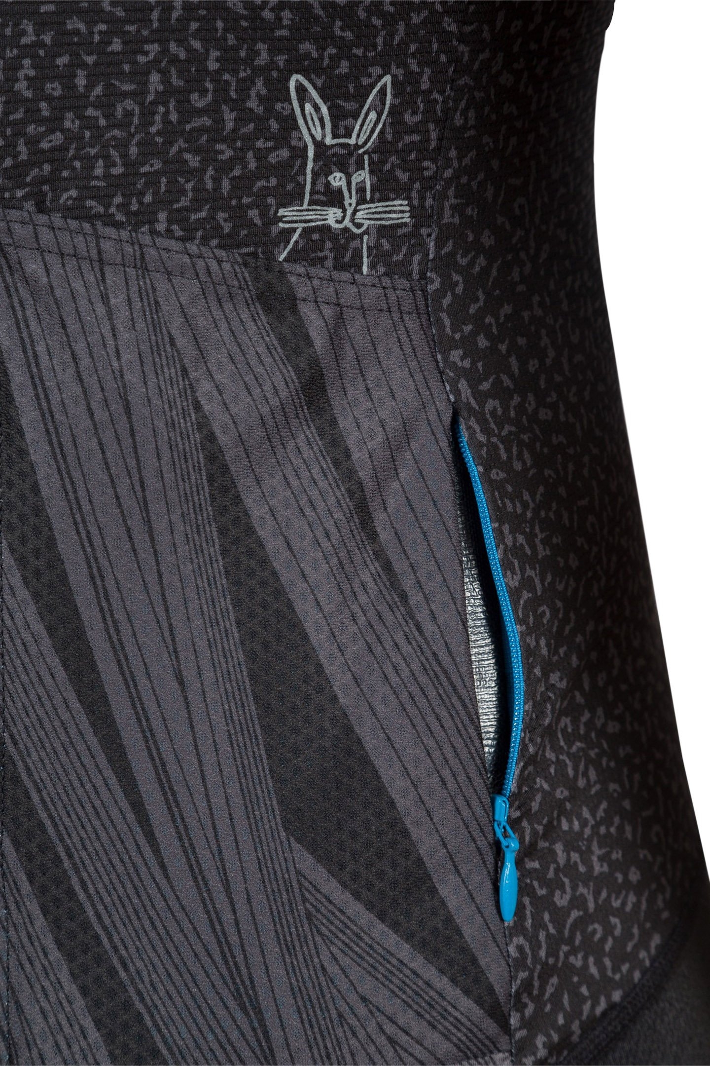 MENS CYCLE JERSEY SEASONAL PRINT BLACK 4