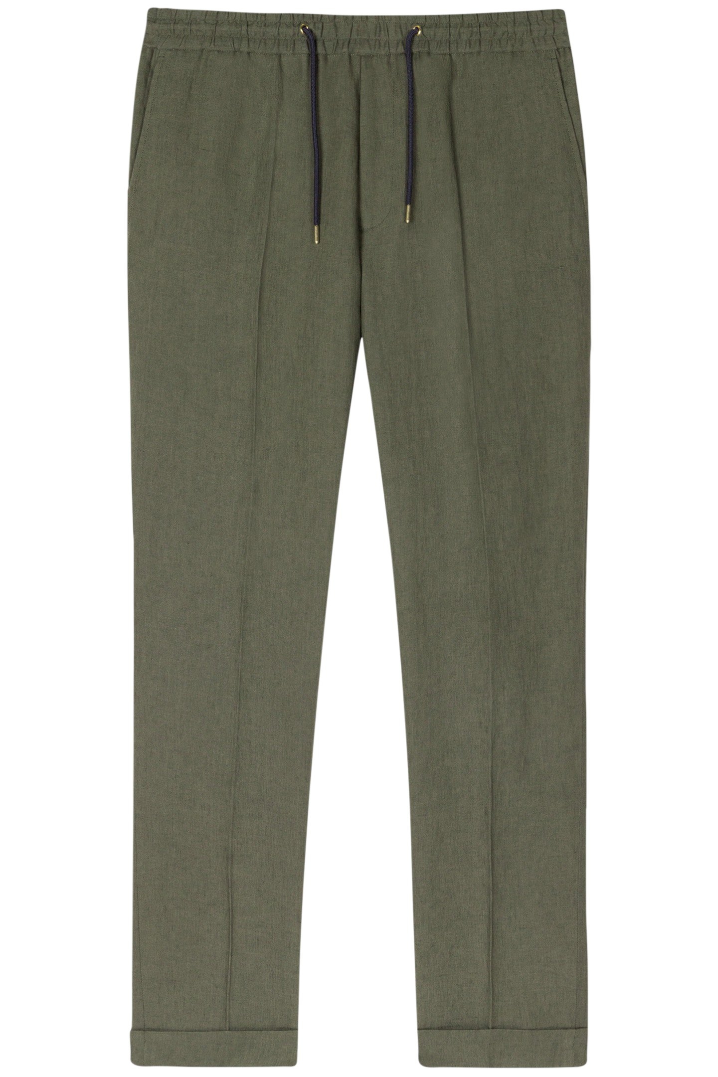 MENS DRAWCORD TROUSER VERY DARK GREEN 3