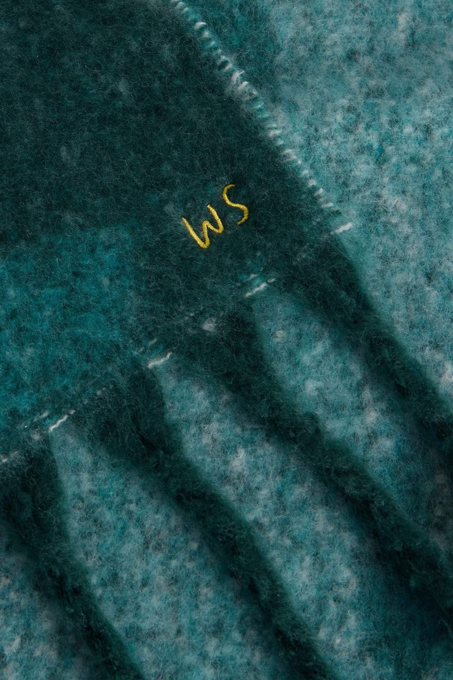 SHELLY BRUSHED SCARF TEAL MULTI 3