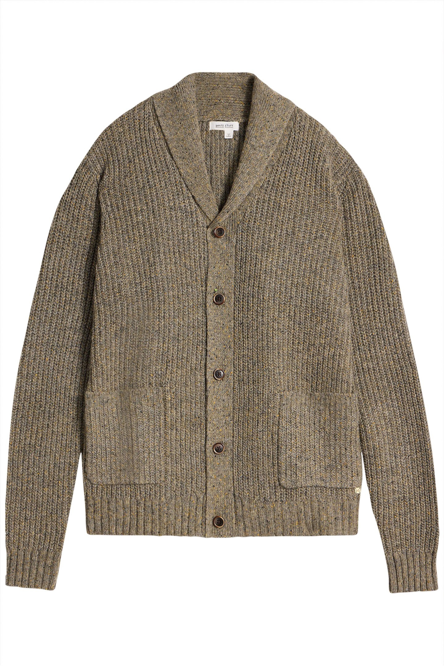 SHAWL NECK NEP CARDIGAN NATURAL MULTI 3