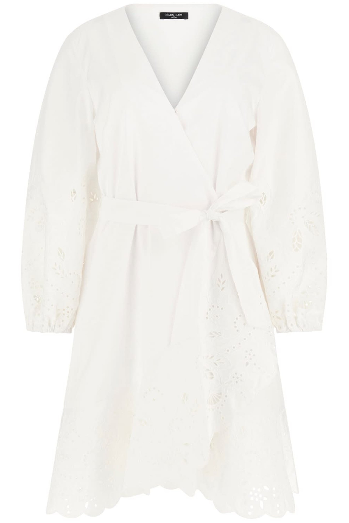 KENNEDY EYELET DRESS TRUE WHITE A000 4